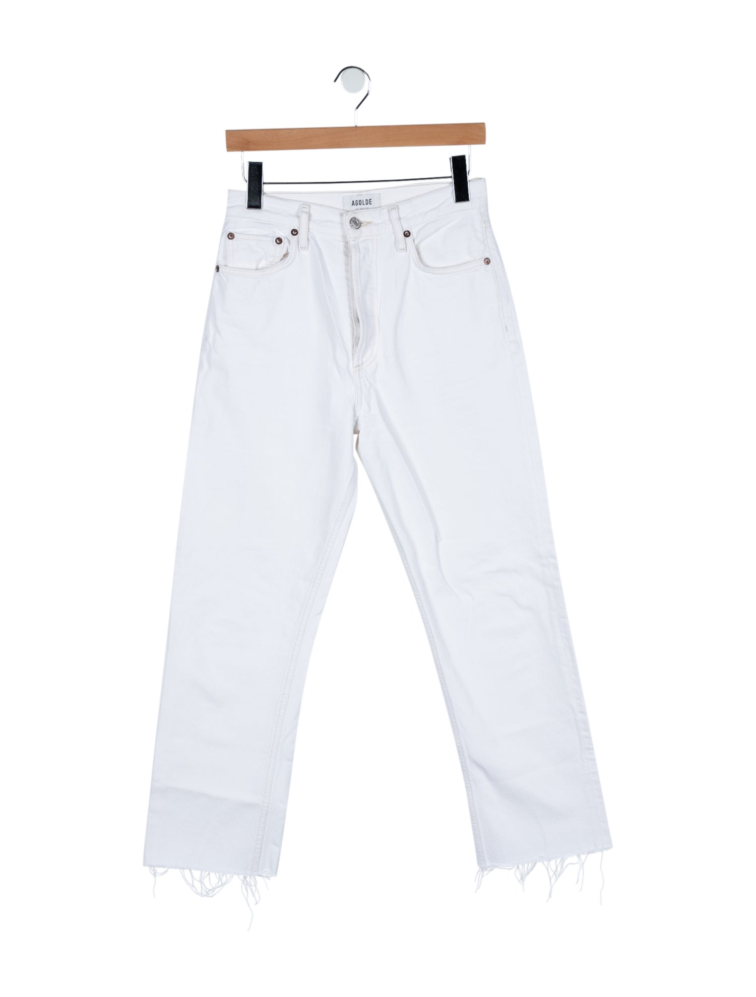 AGOLDE High-Rise Straight Leg Jeans