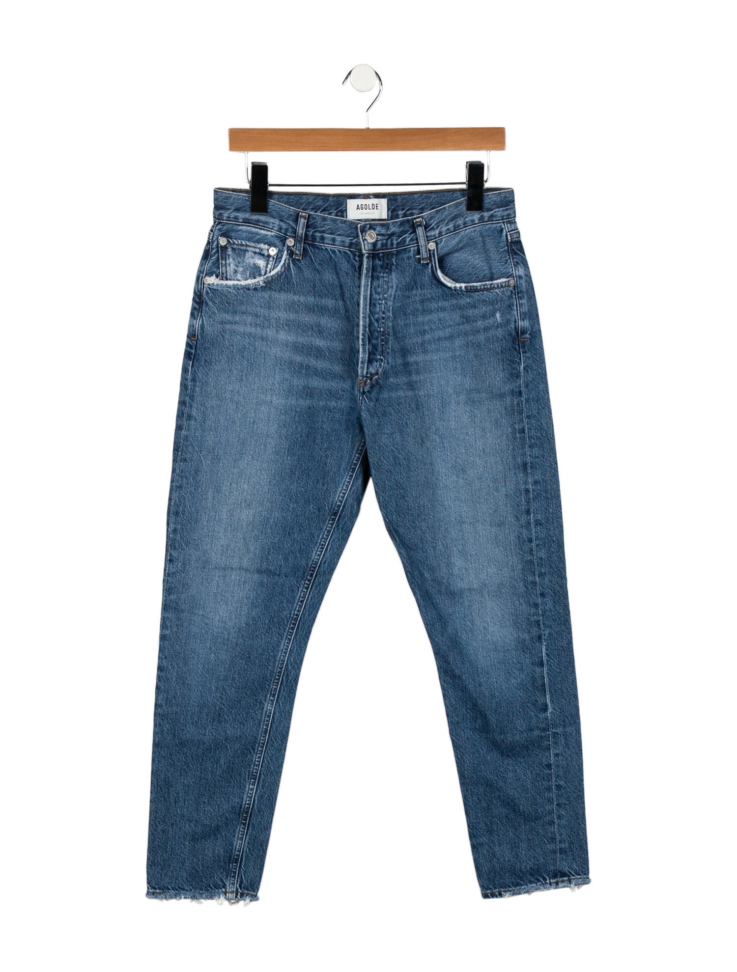 AGOLDE Mid-Rise Skinny Leg Jeans