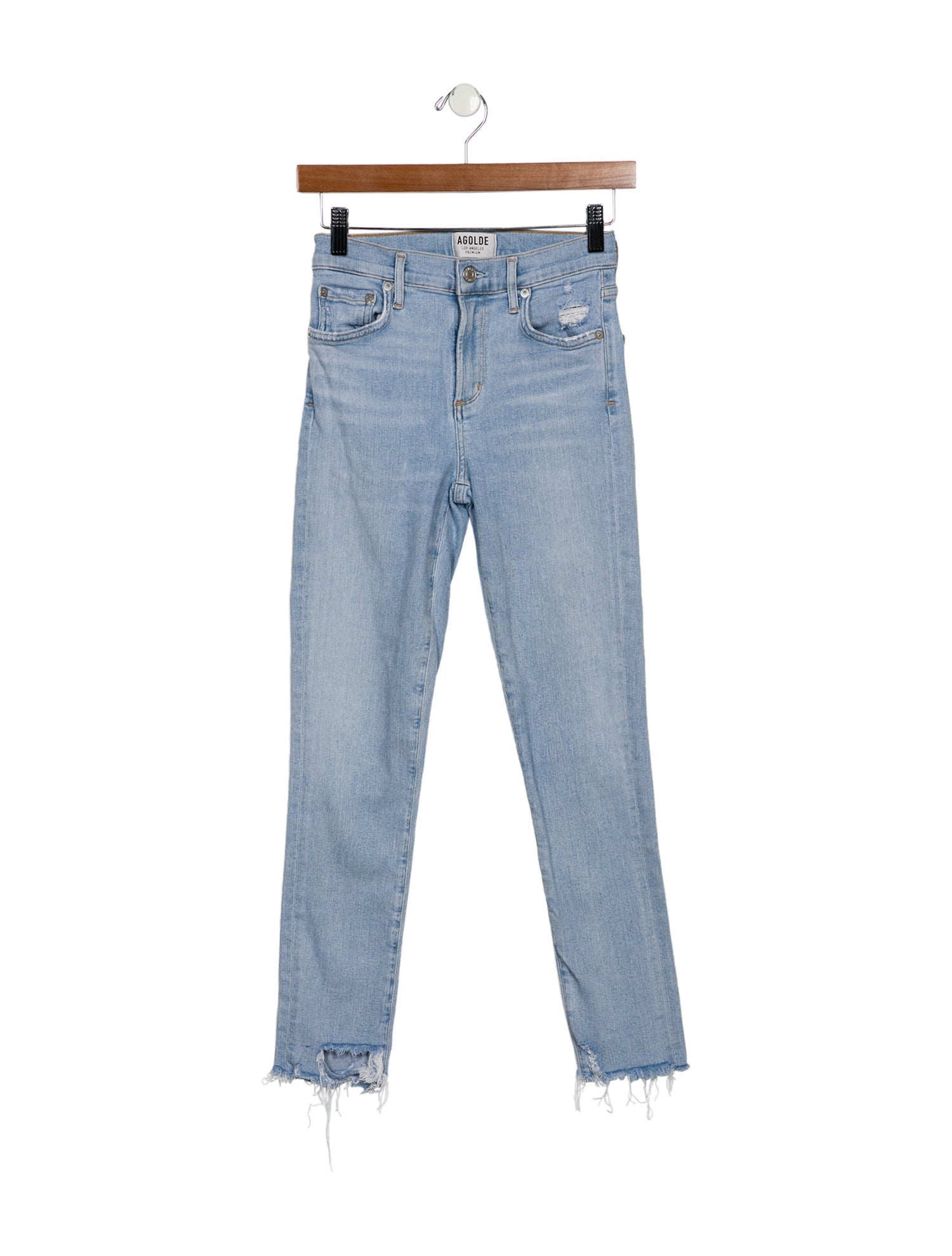 AGOLDE Mid-Rise Skinny Leg Jeans