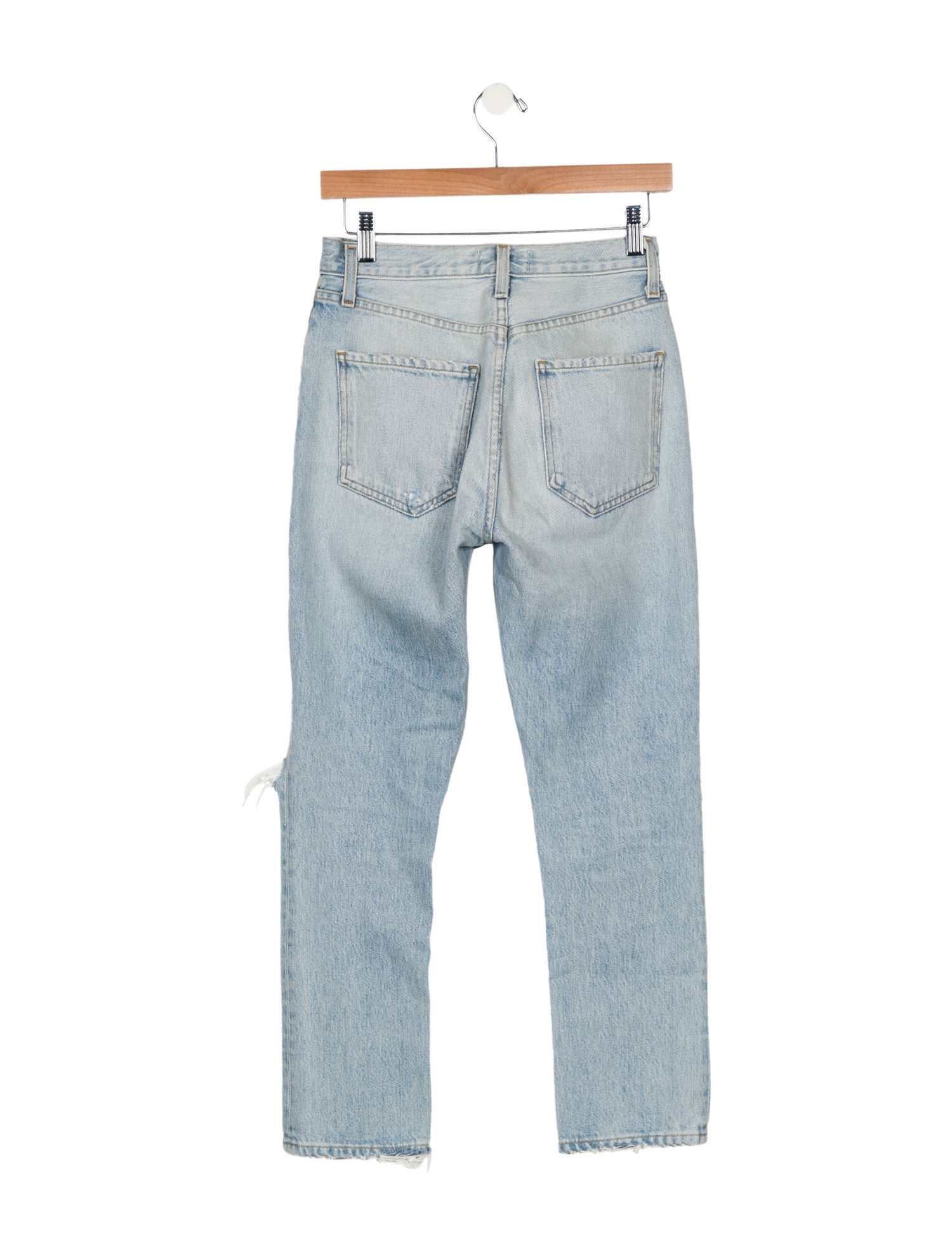 AGOLDE High-Rise Straight Leg Jeans