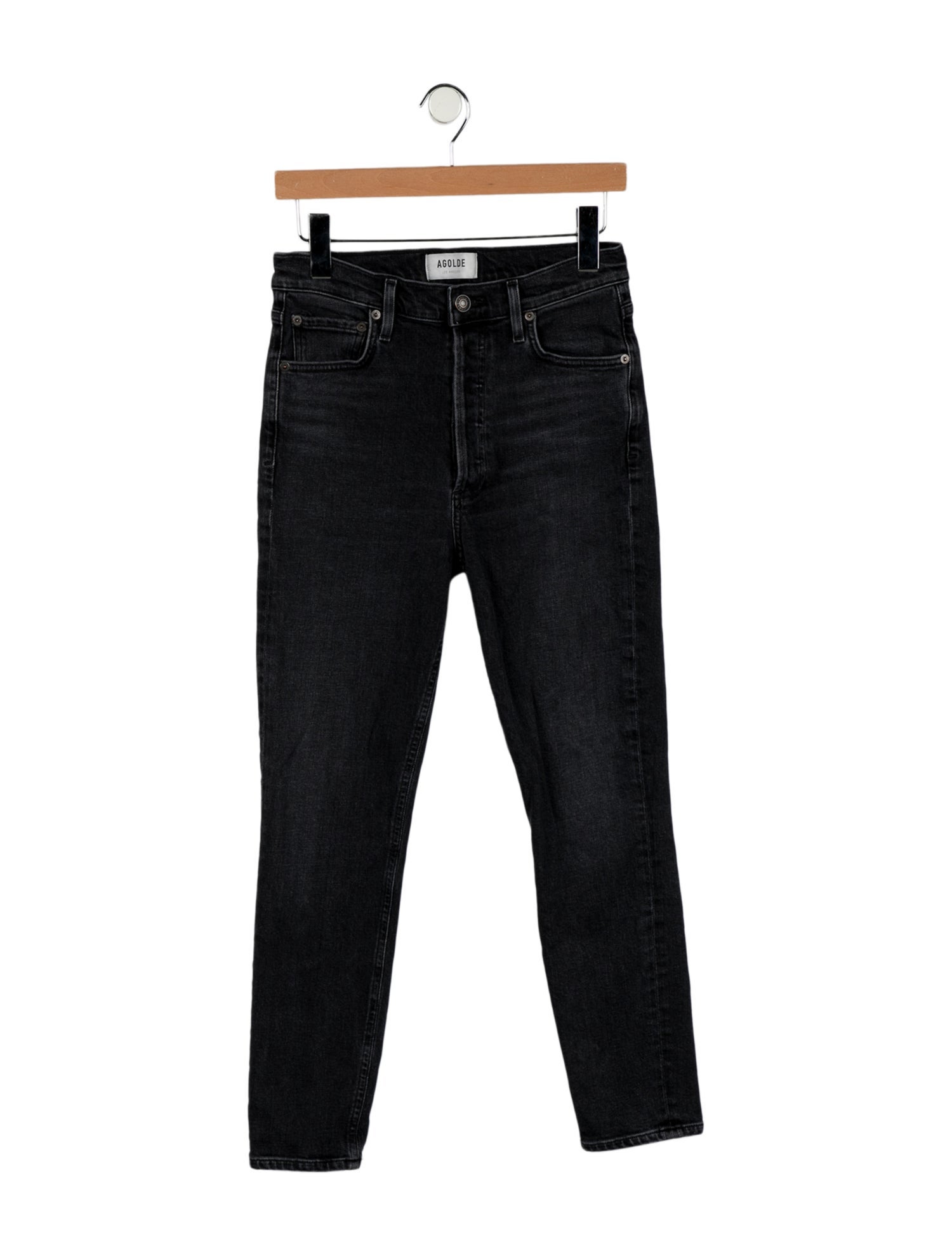 AGOLDE High-Rise Straight Leg Jeans