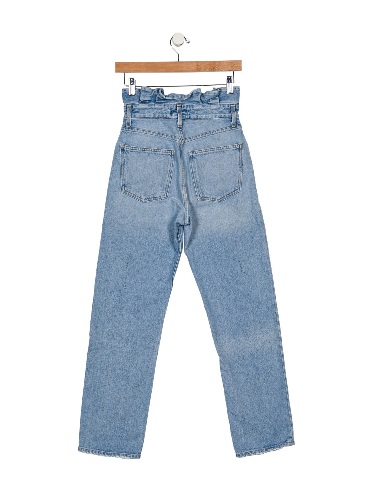 AGOLDE Mid-Rise Straight Leg Jeans