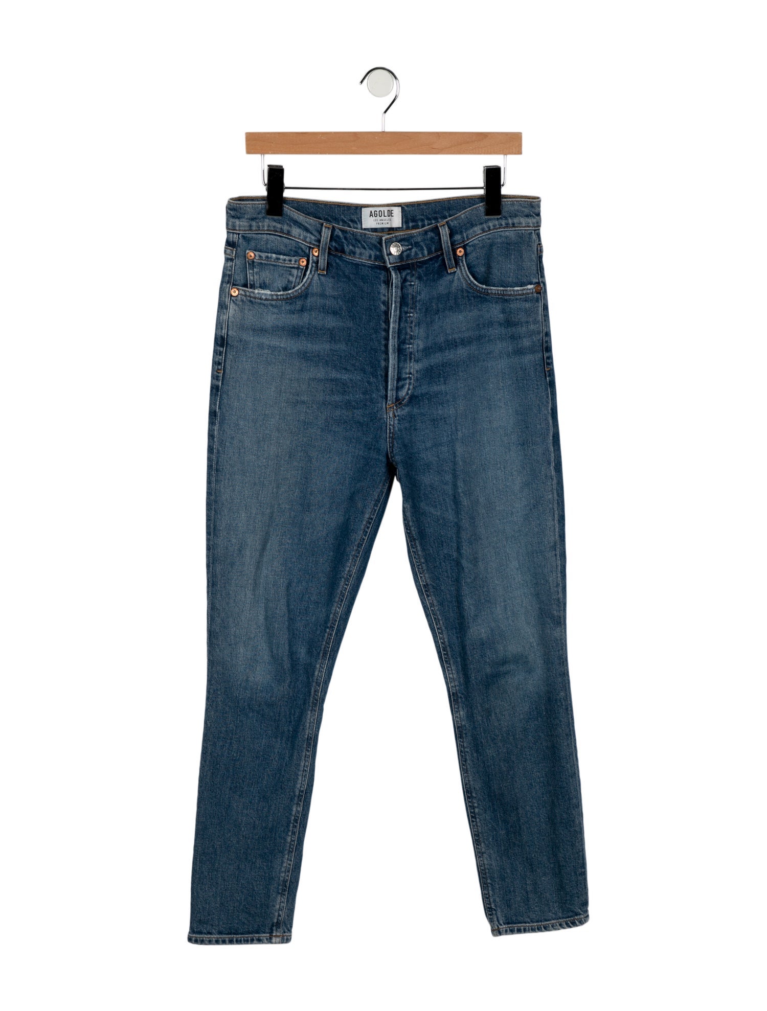 AGOLDE High-Rise Skinny Leg Jeans