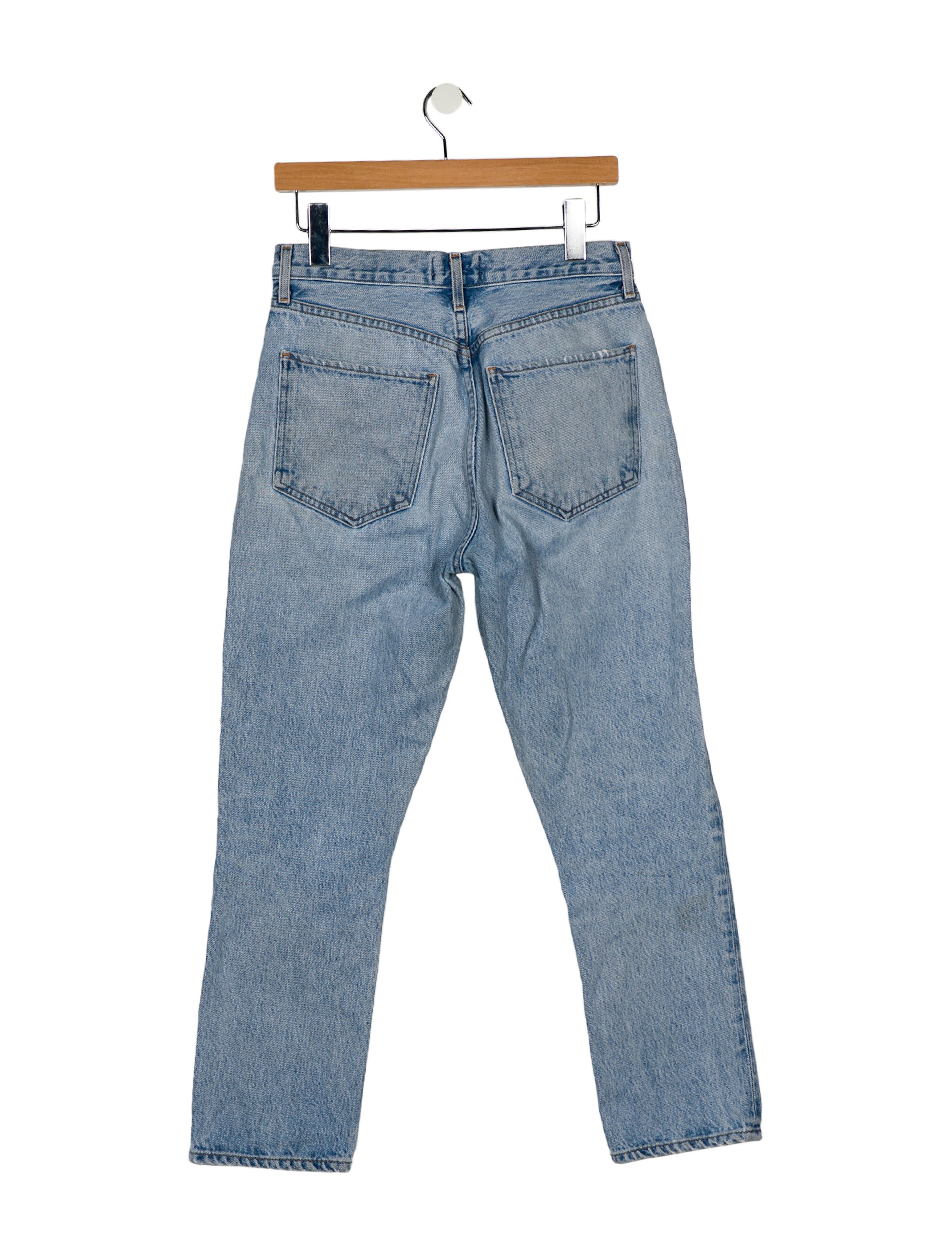 AGOLDE High-Rise Straight Leg Jeans