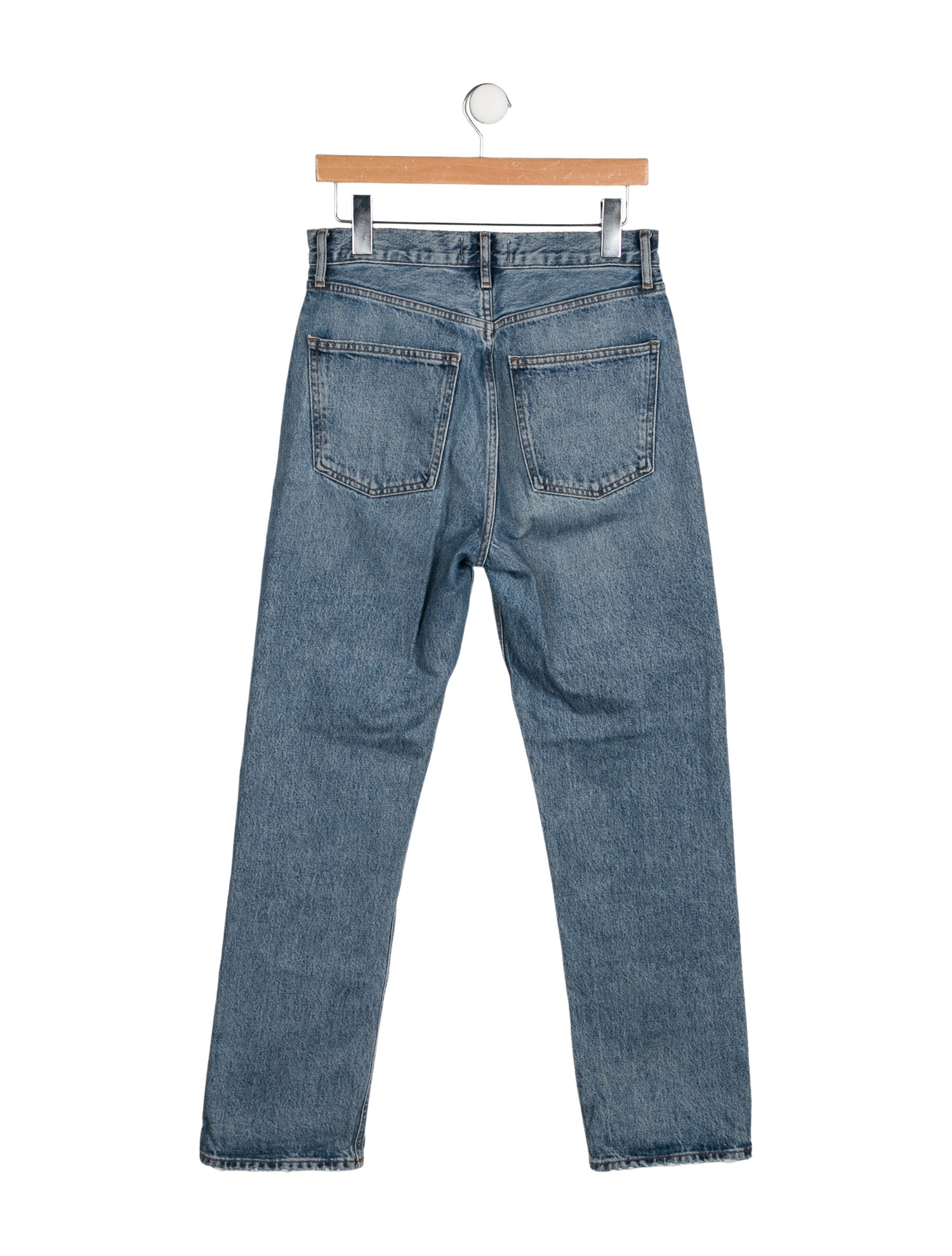 AGOLDE High-Rise Straight Leg Jeans