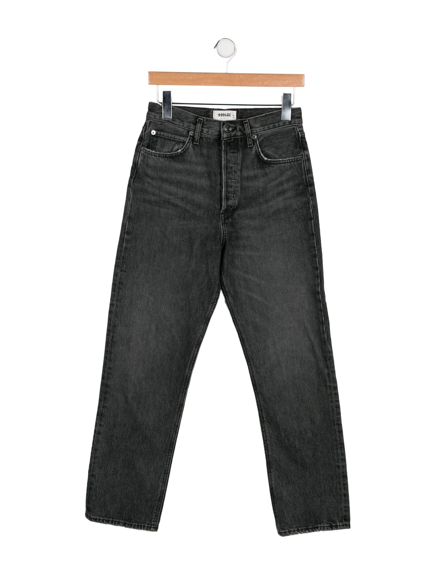 AGOLDE High-Rise Straight Leg Jeans