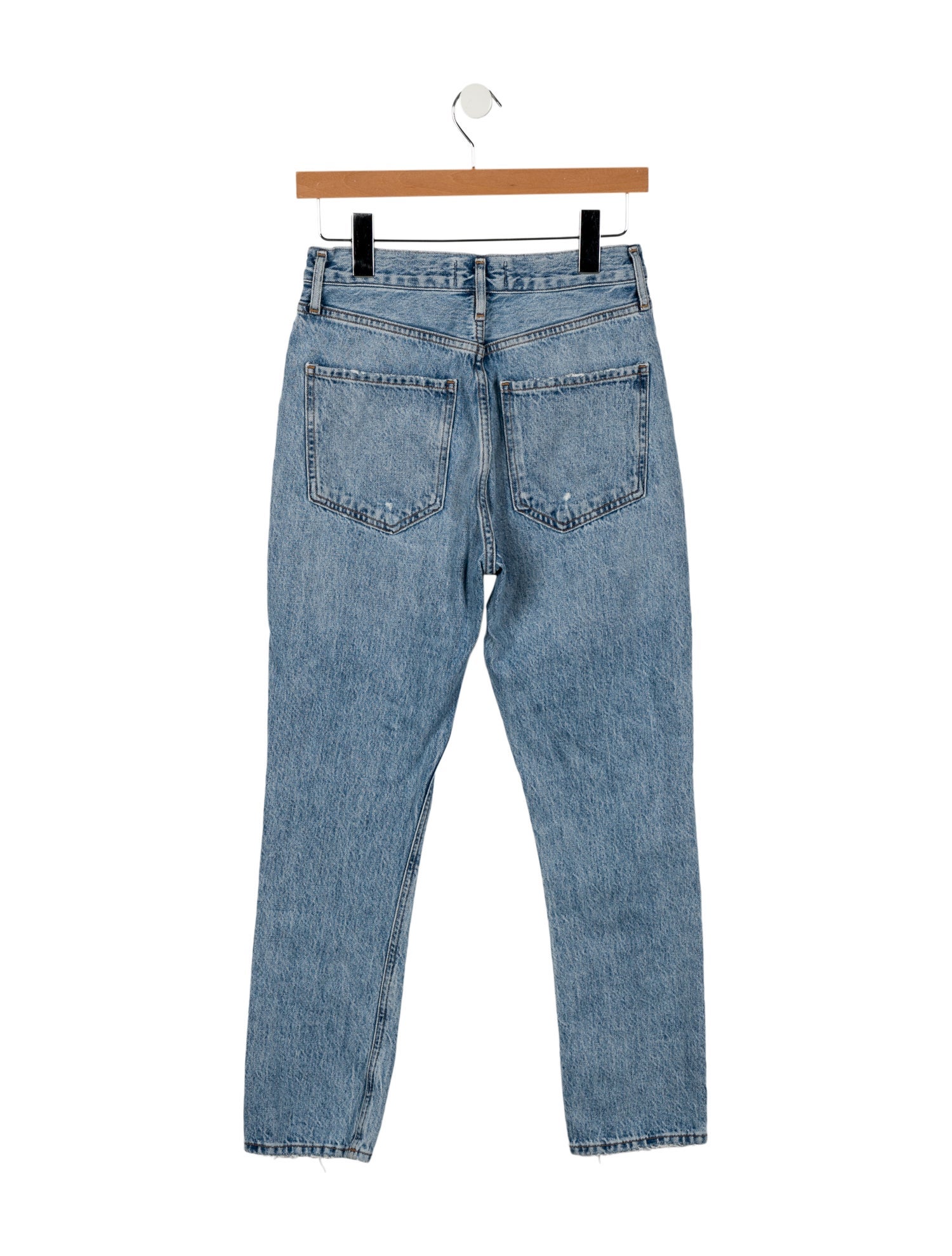 AGOLDE Mid-Rise Straight Leg Jeans