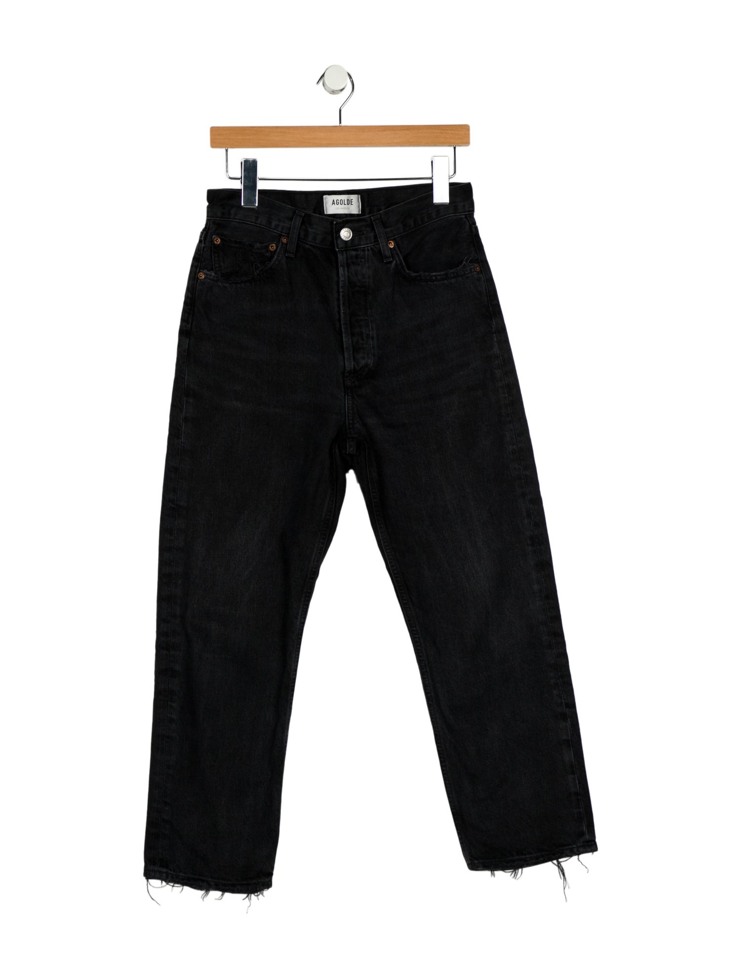 AGOLDE High-Rise Straight Leg Jeans