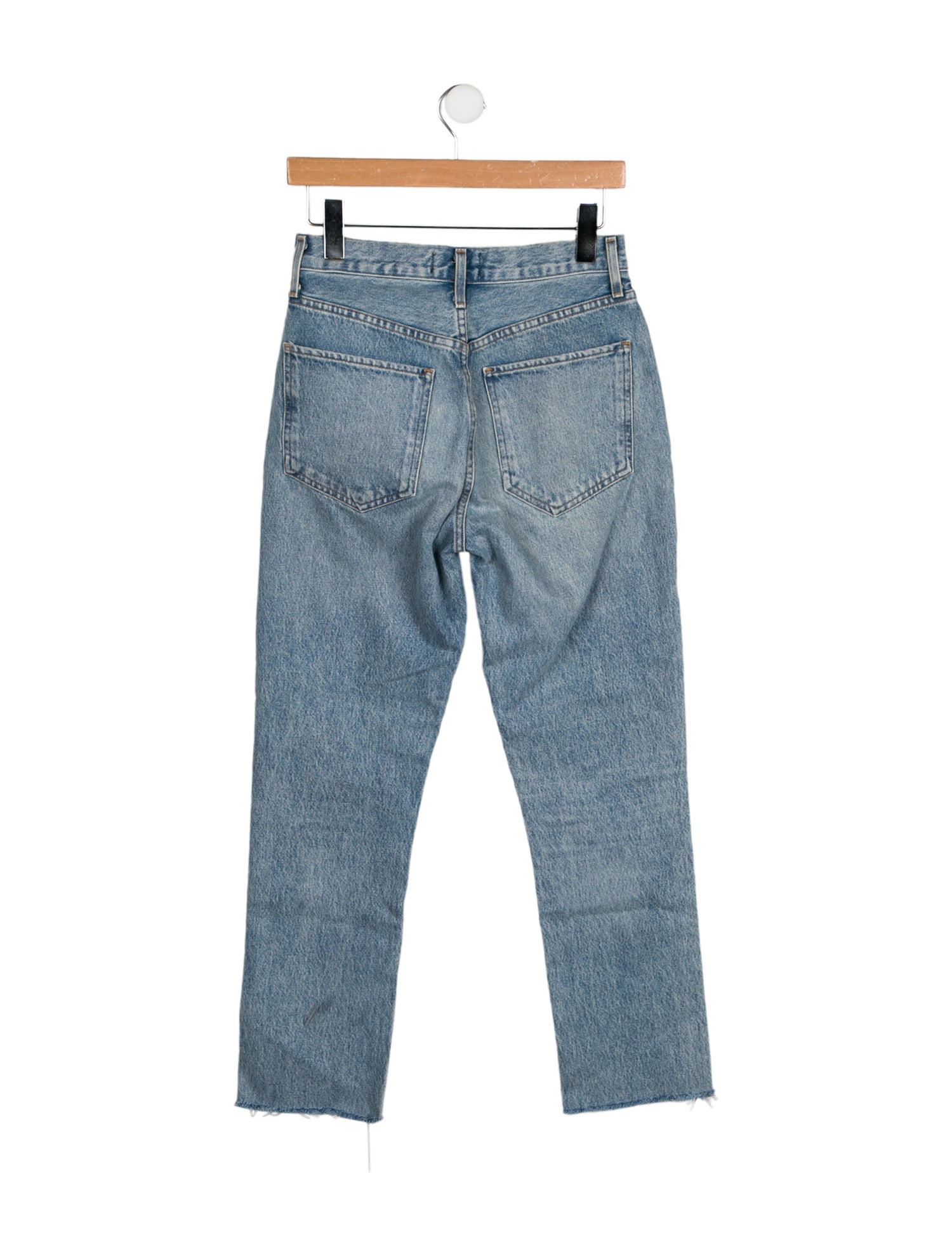 AGOLDE Mid-Rise Straight Leg Jeans