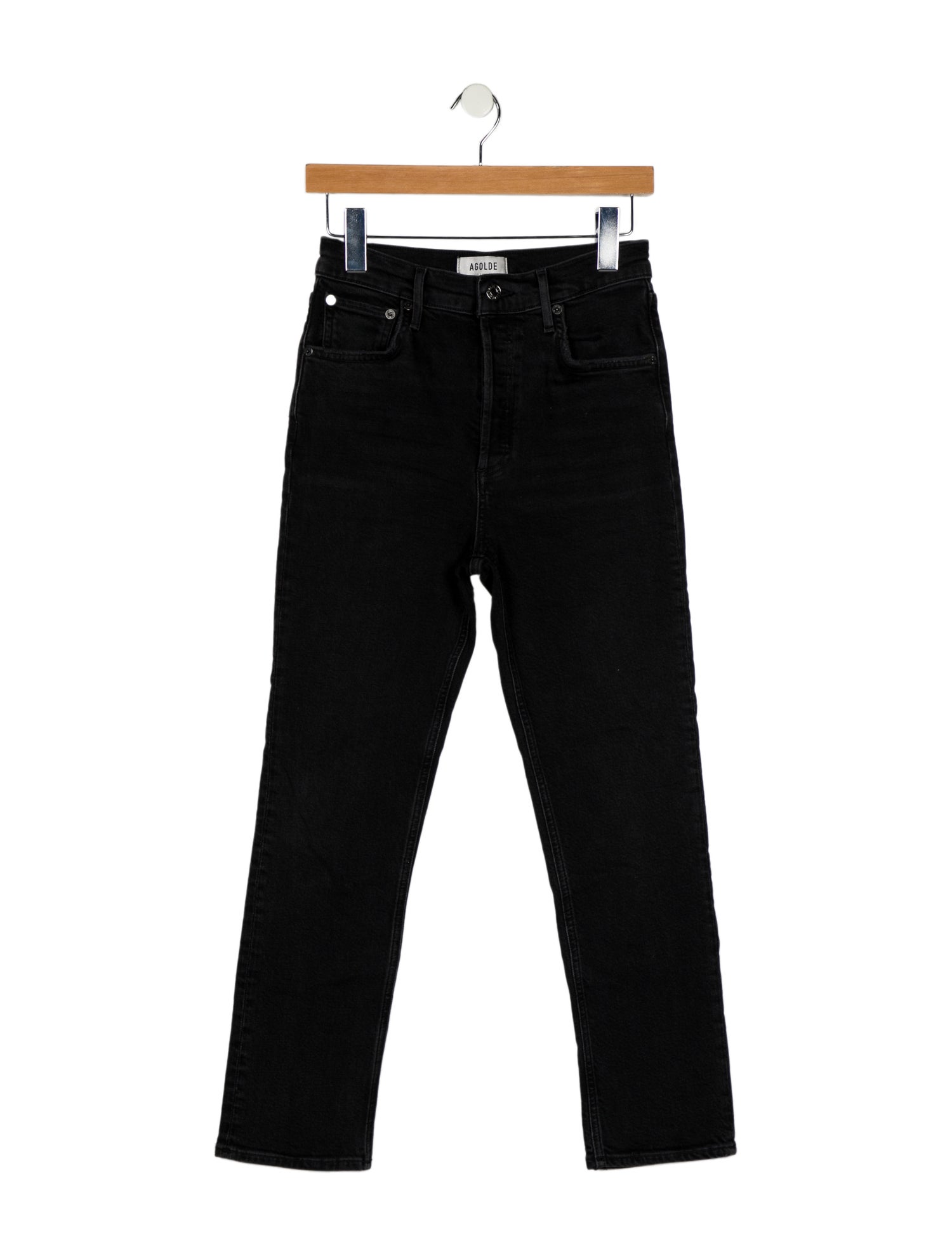 AGOLDE High-Rise Straight Leg Jeans