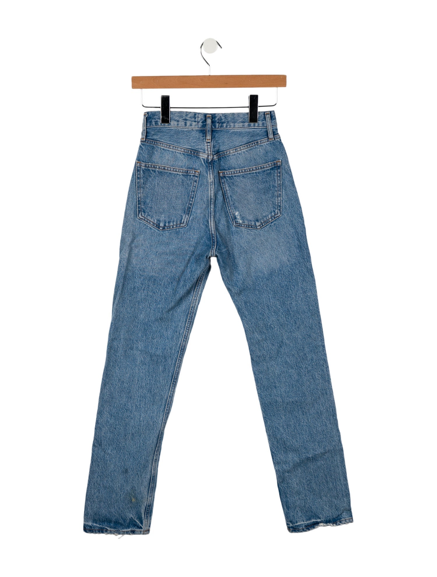 AGOLDE High-Rise Straight Leg Jeans