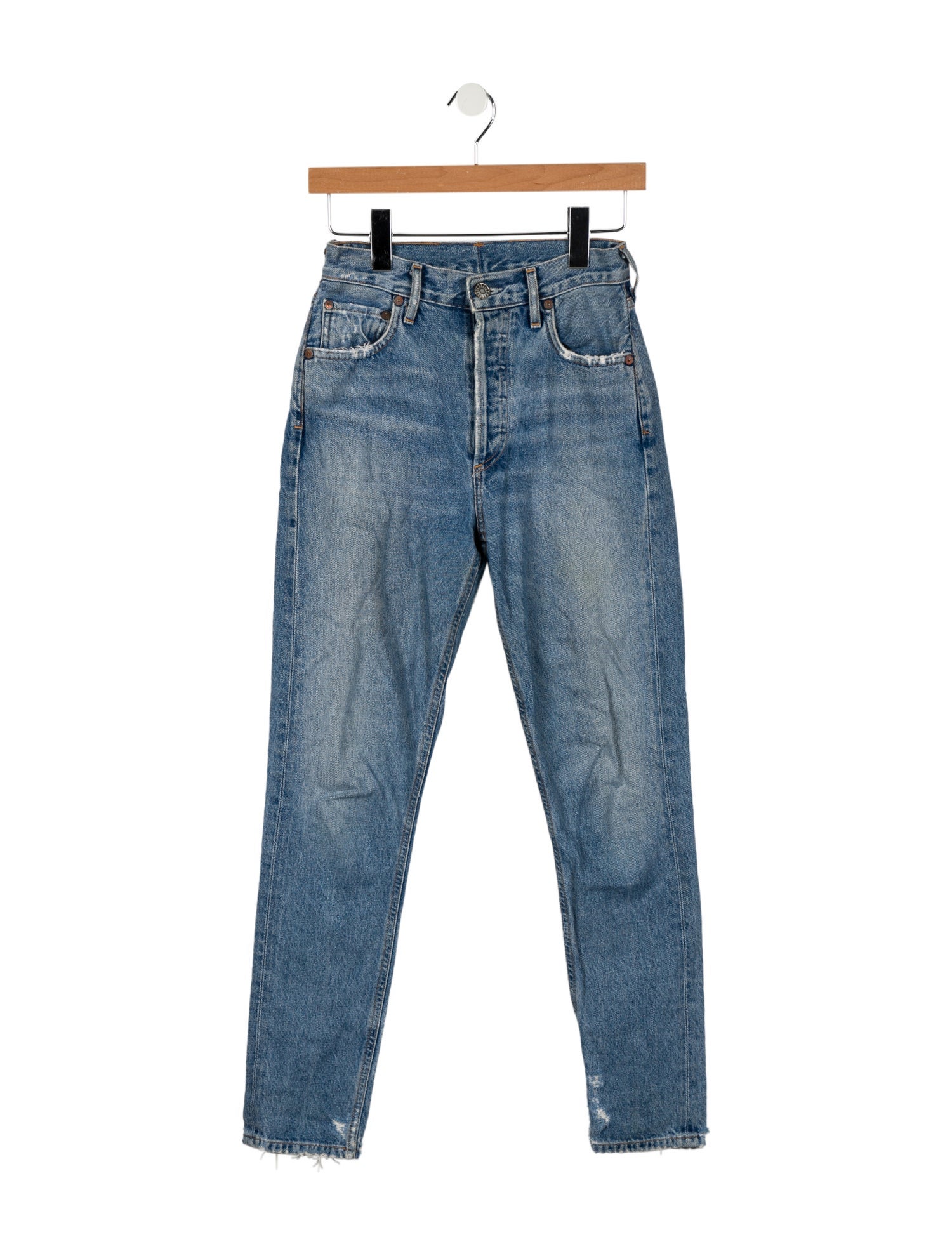 AGOLDE High-Rise Skinny Leg Jeans