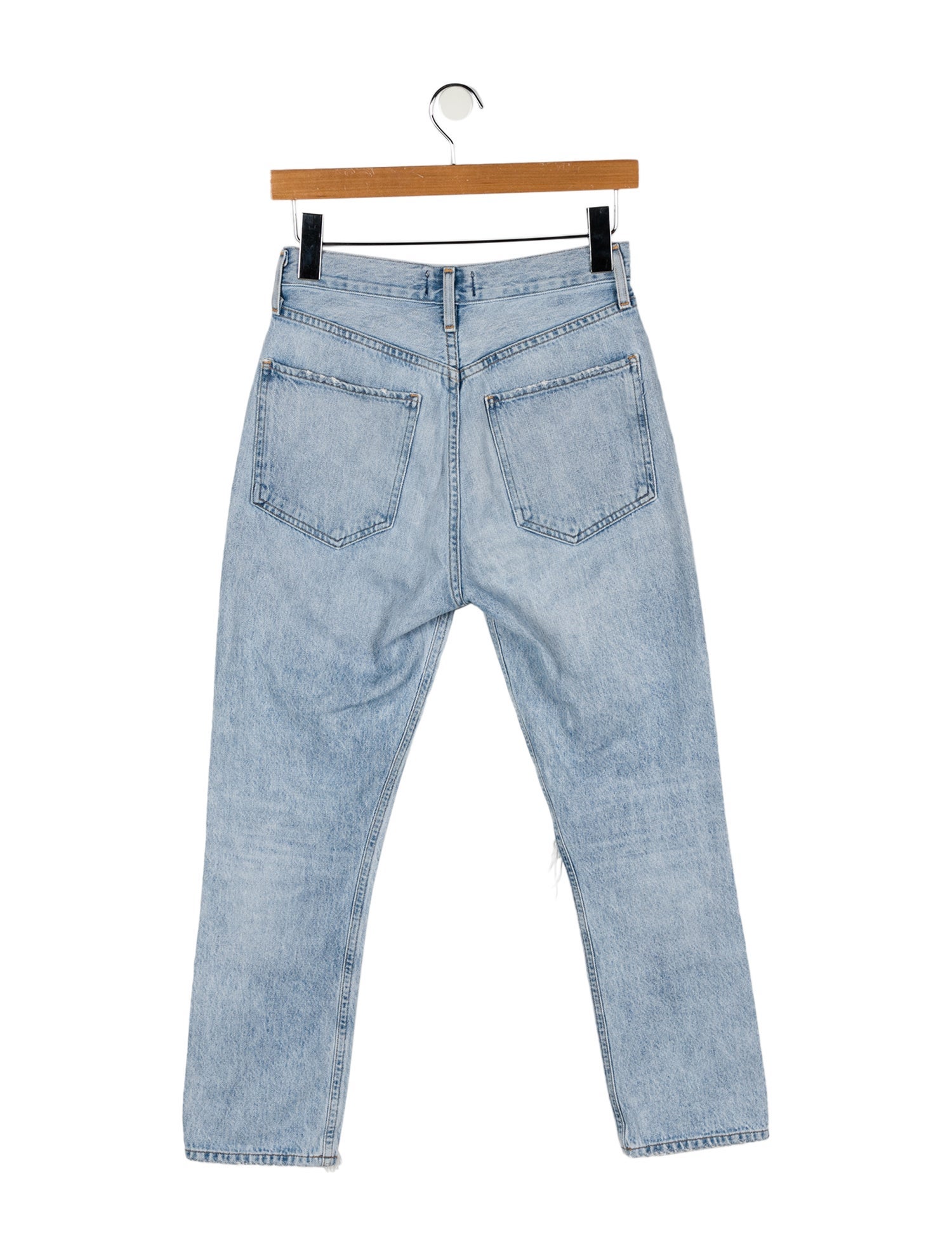 AGOLDE High-Rise Straight Leg Jeans