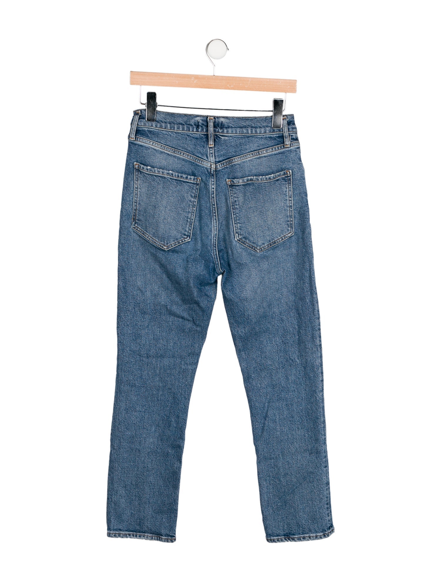 AGOLDE High-Rise Straight Leg Jeans