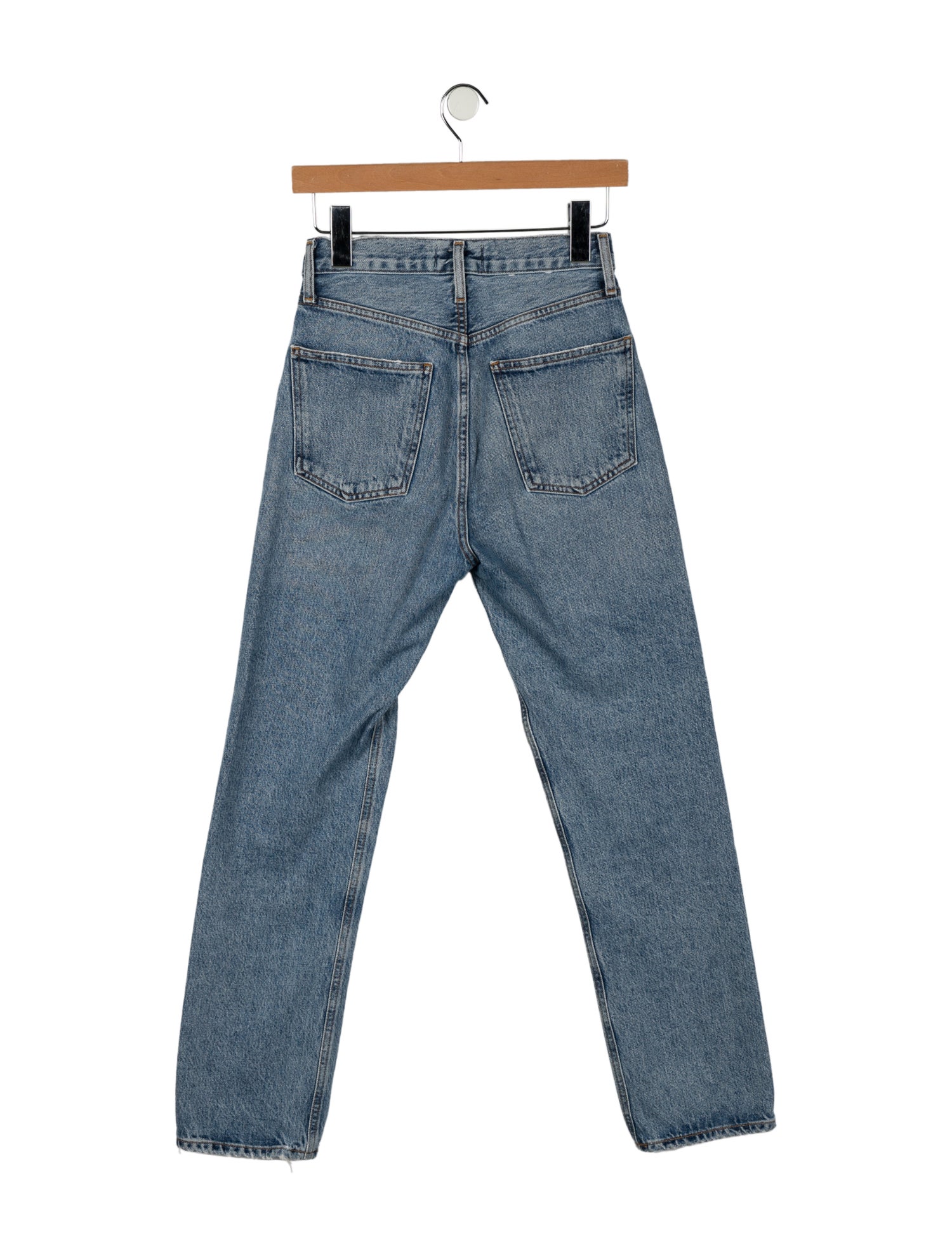 AGOLDE High-Rise Straight Leg Jeans