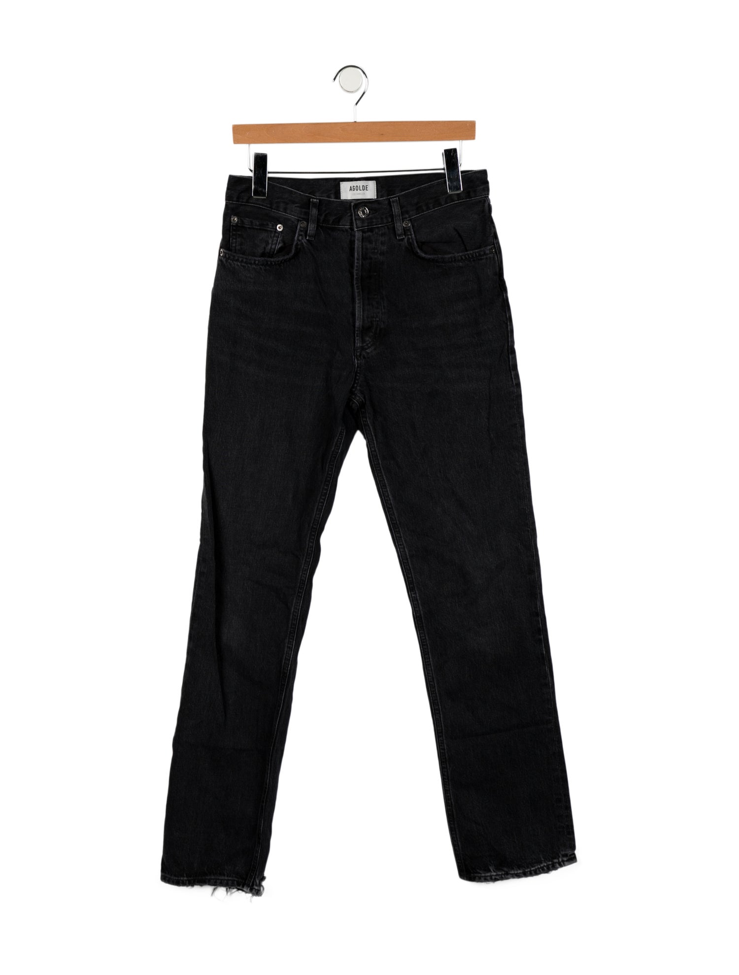 AGOLDE High-Rise Straight Leg Jeans