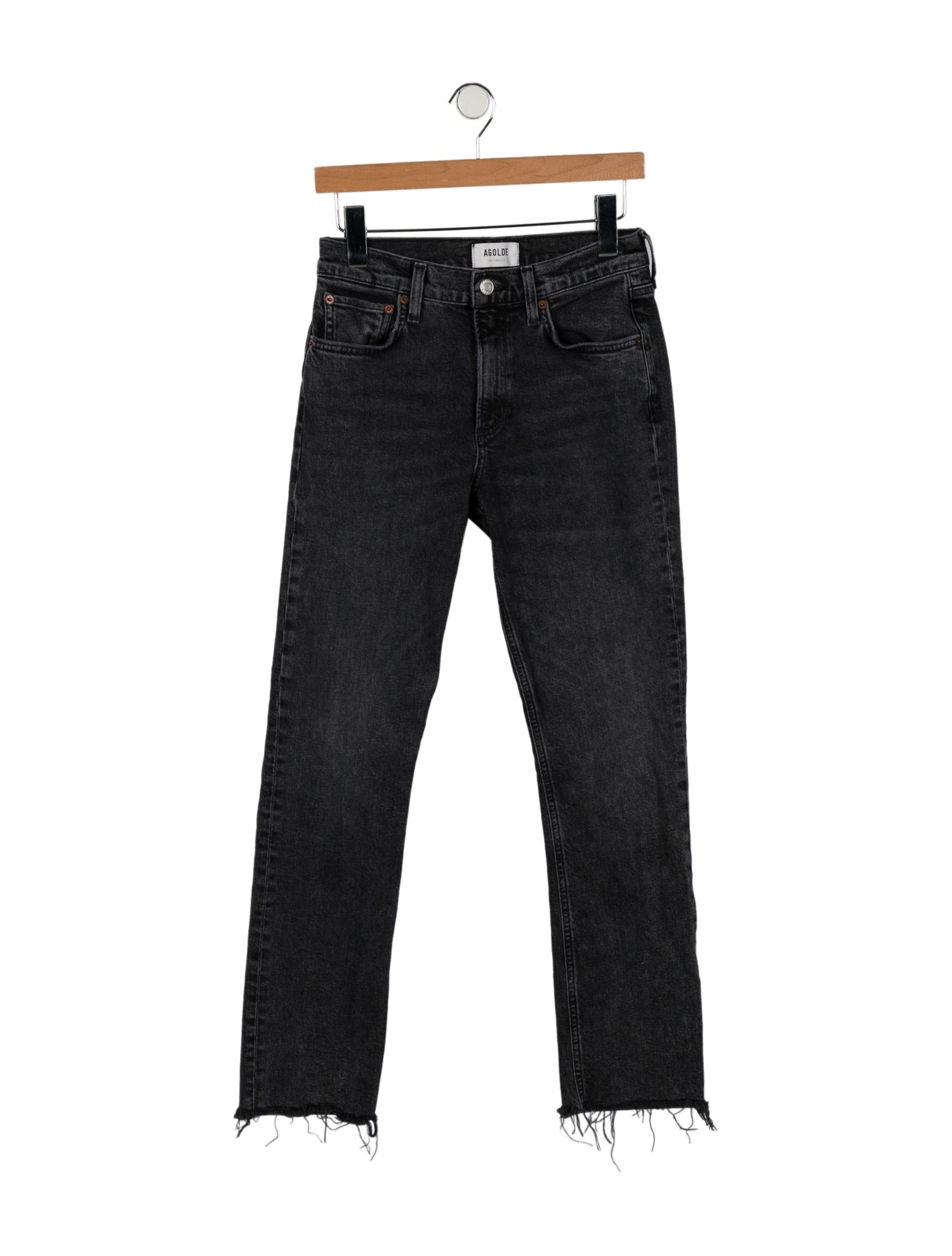 AGOLDE Mid-Rise Straight Leg Jeans
