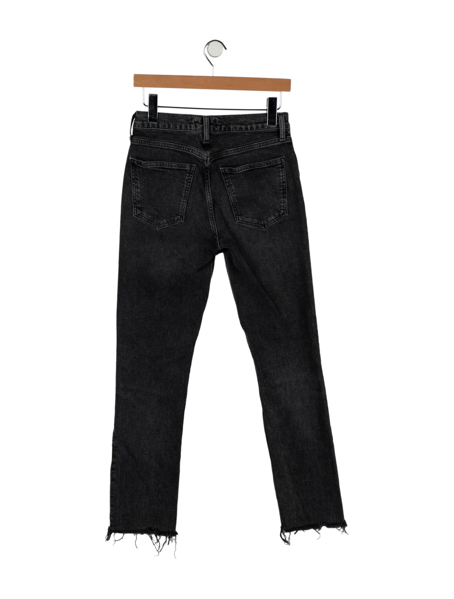 AGOLDE Mid-Rise Straight Leg Jeans