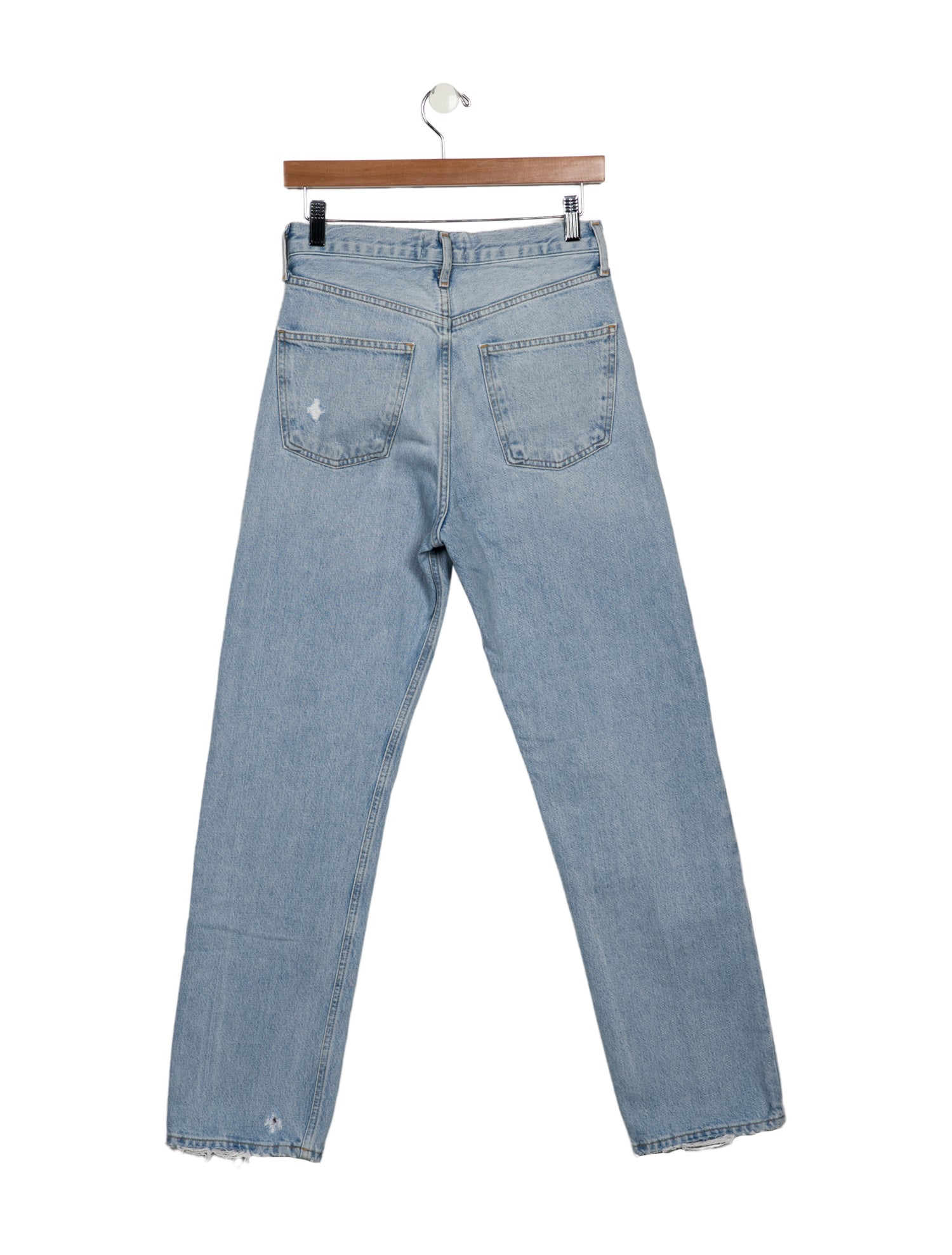 AGOLDE High-Rise Straight Leg Jeans