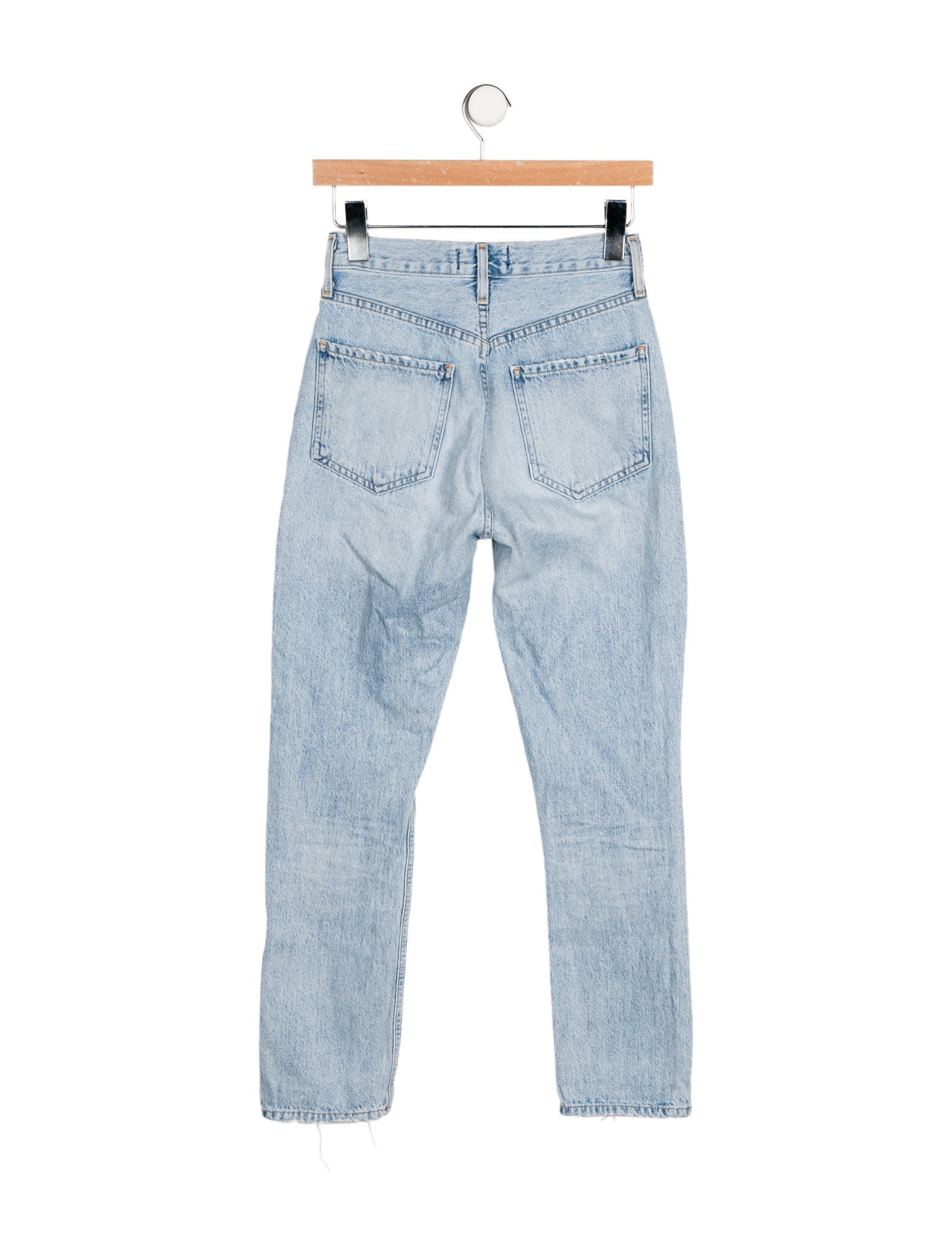 AGOLDE Mid-Rise Straight Leg Jeans