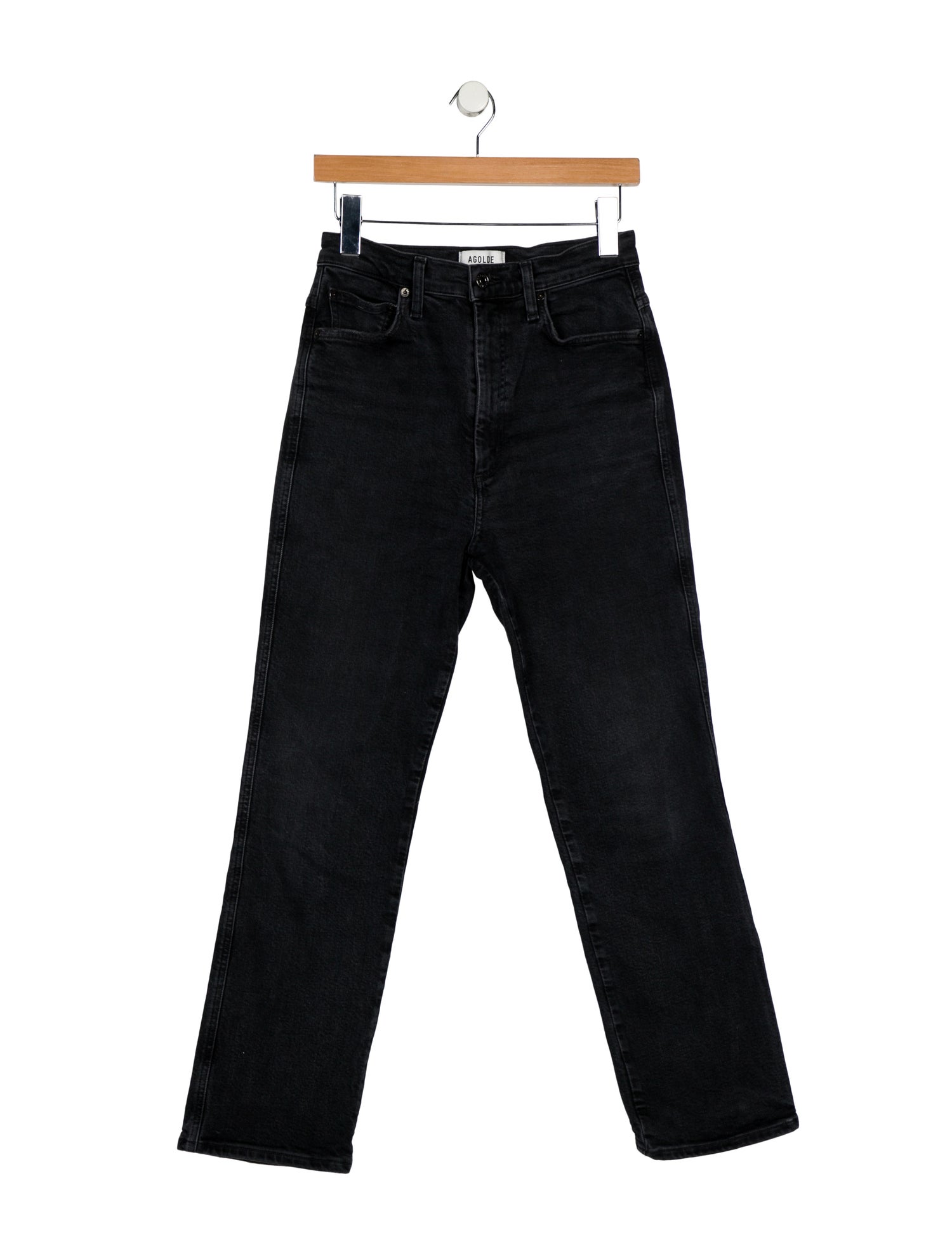 AGOLDE High-Rise Straight Leg Jeans