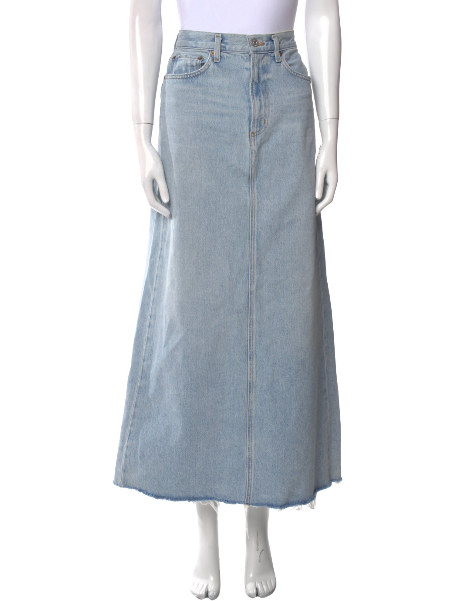 AGOLDE Midi Length Skirt