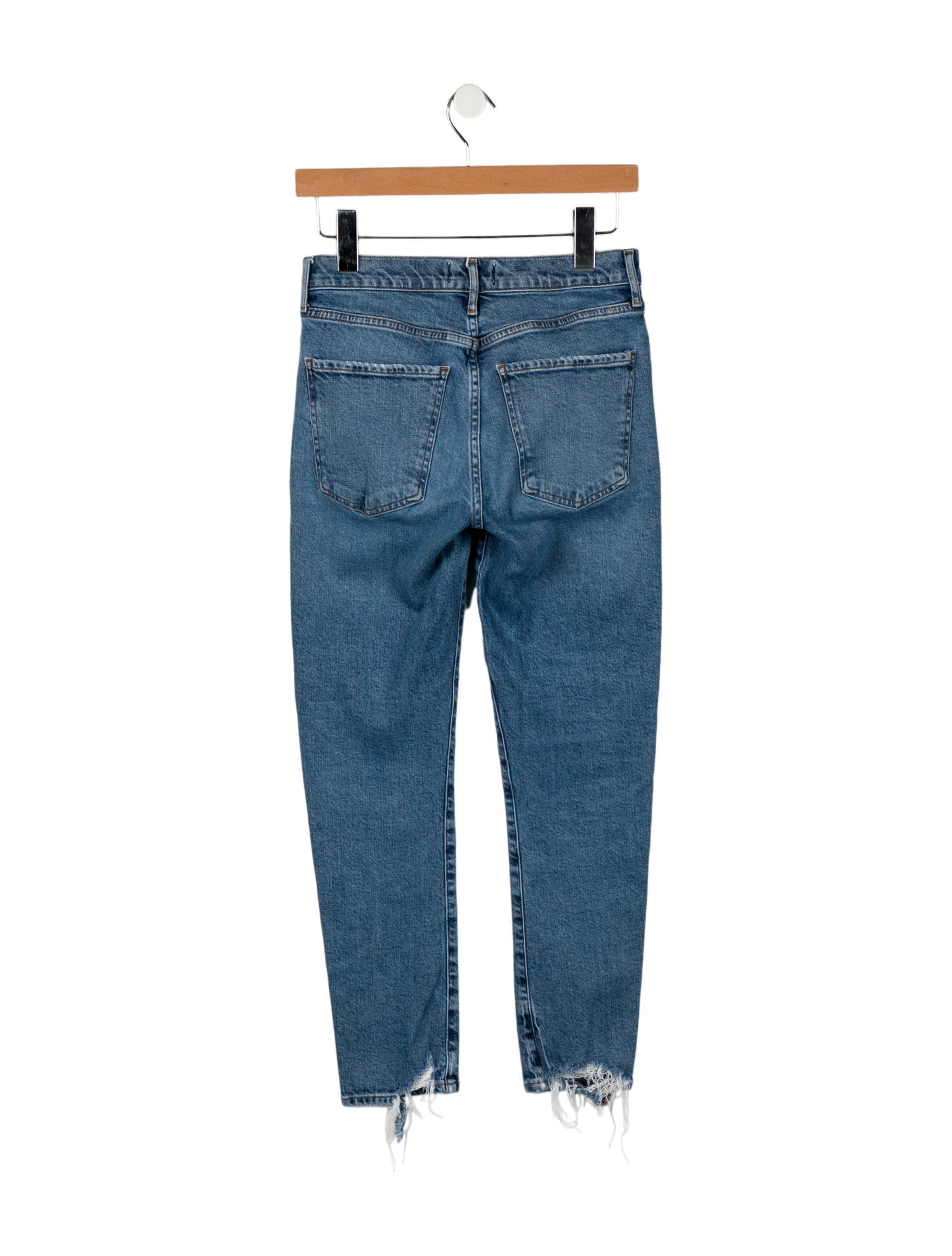 AGOLDE Mid-Rise Skinny Leg Jeans