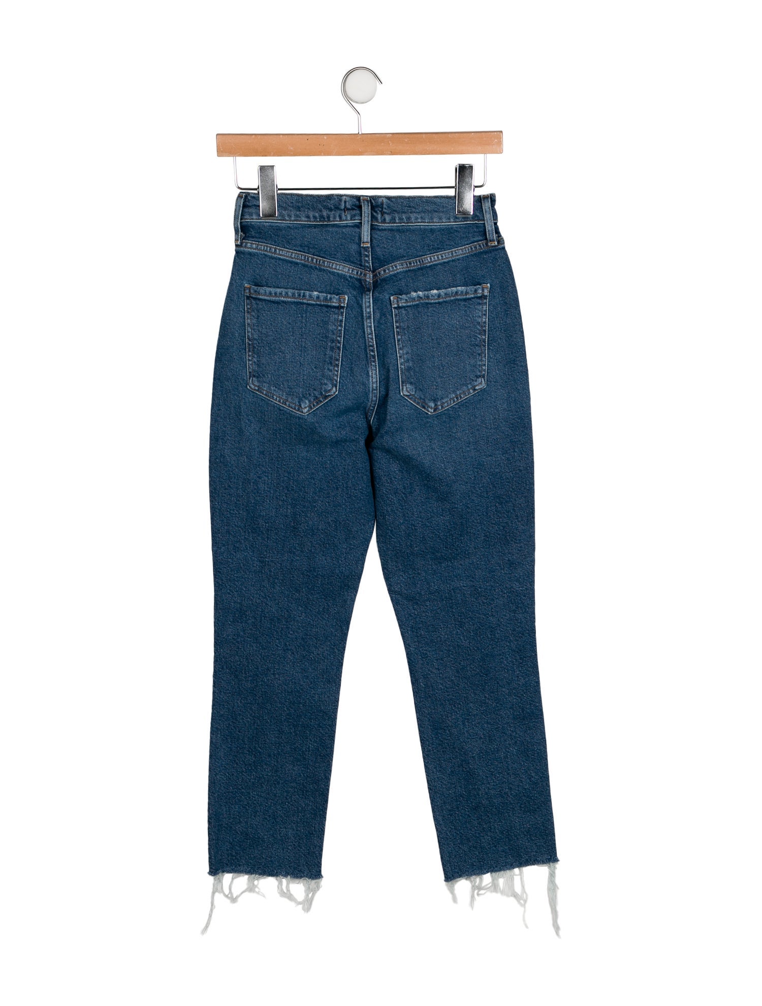 AGOLDE Mid-Rise Straight Leg Jeans
