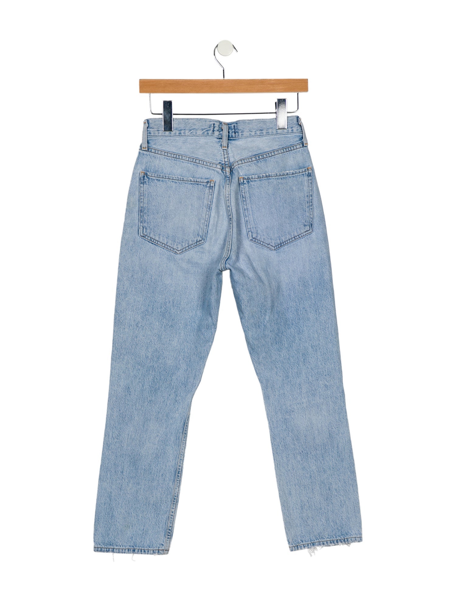 AGOLDE High-Rise Straight Leg Jeans