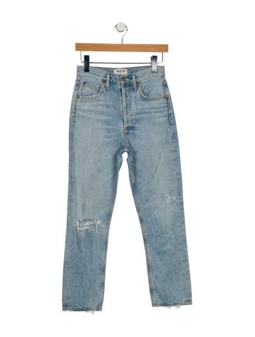 Agolde Jeans High-Rise Straight Leg XS