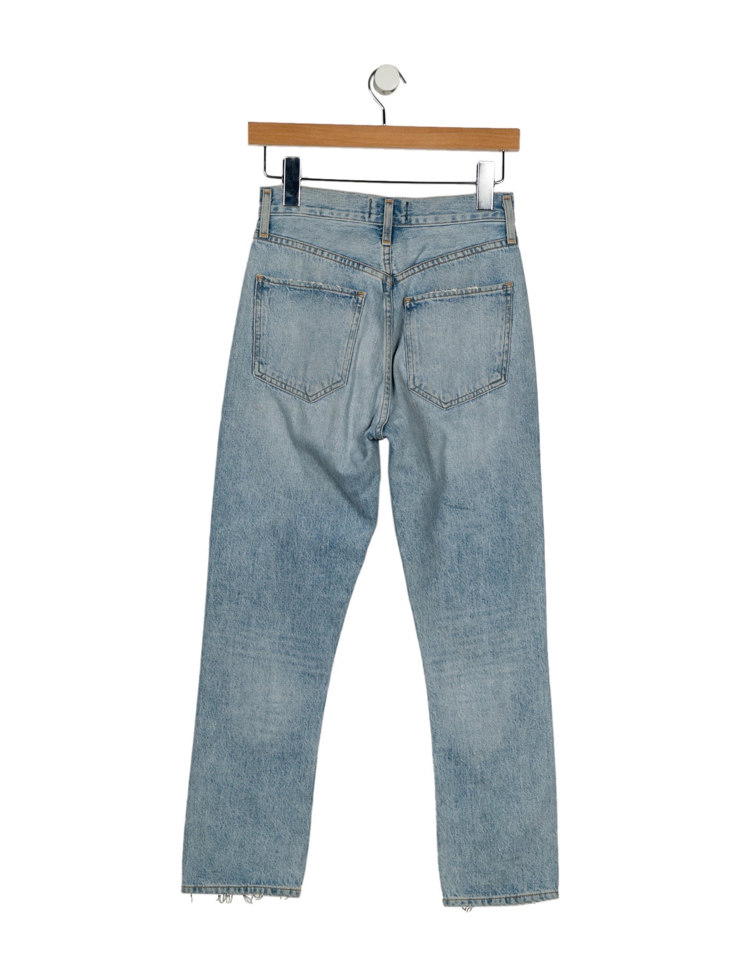 AGOLDE High-Rise Straight Leg Jeans