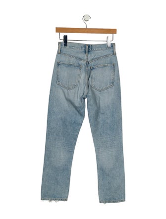 AGOLDE High-Rise Straight Leg Jeans