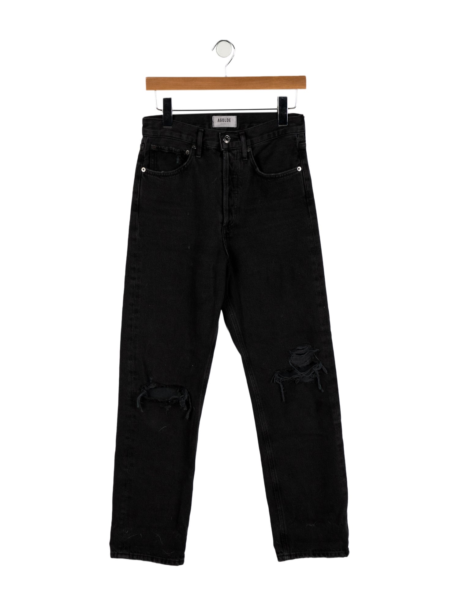 AGOLDE High-Rise Straight Leg Jeans