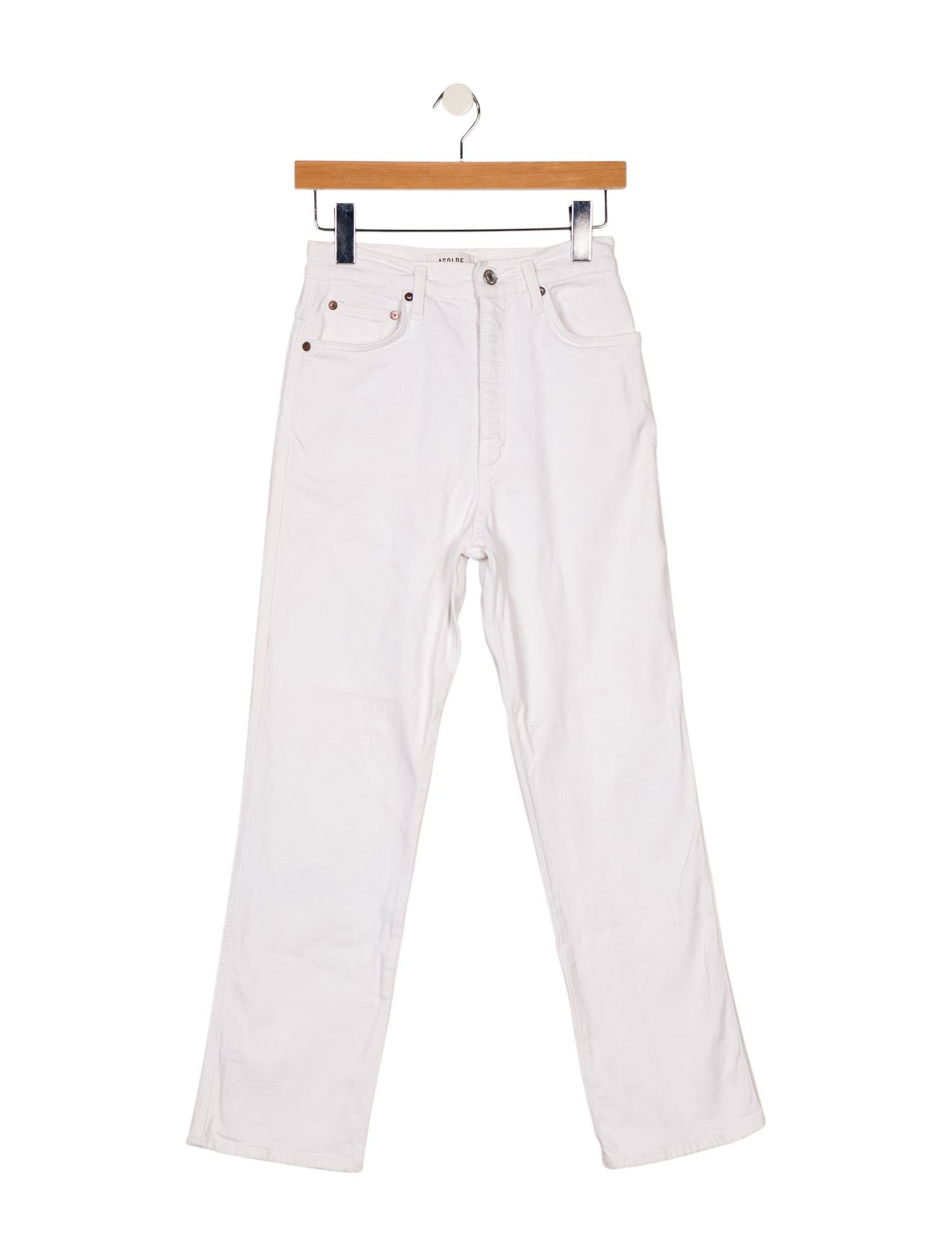 AGOLDE High-Rise Straight Leg Jeans