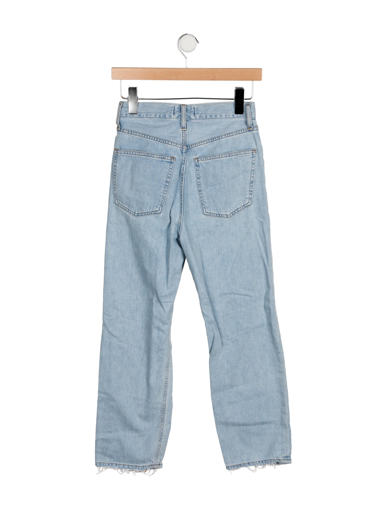 AGOLDE High-Rise Straight Leg Jeans