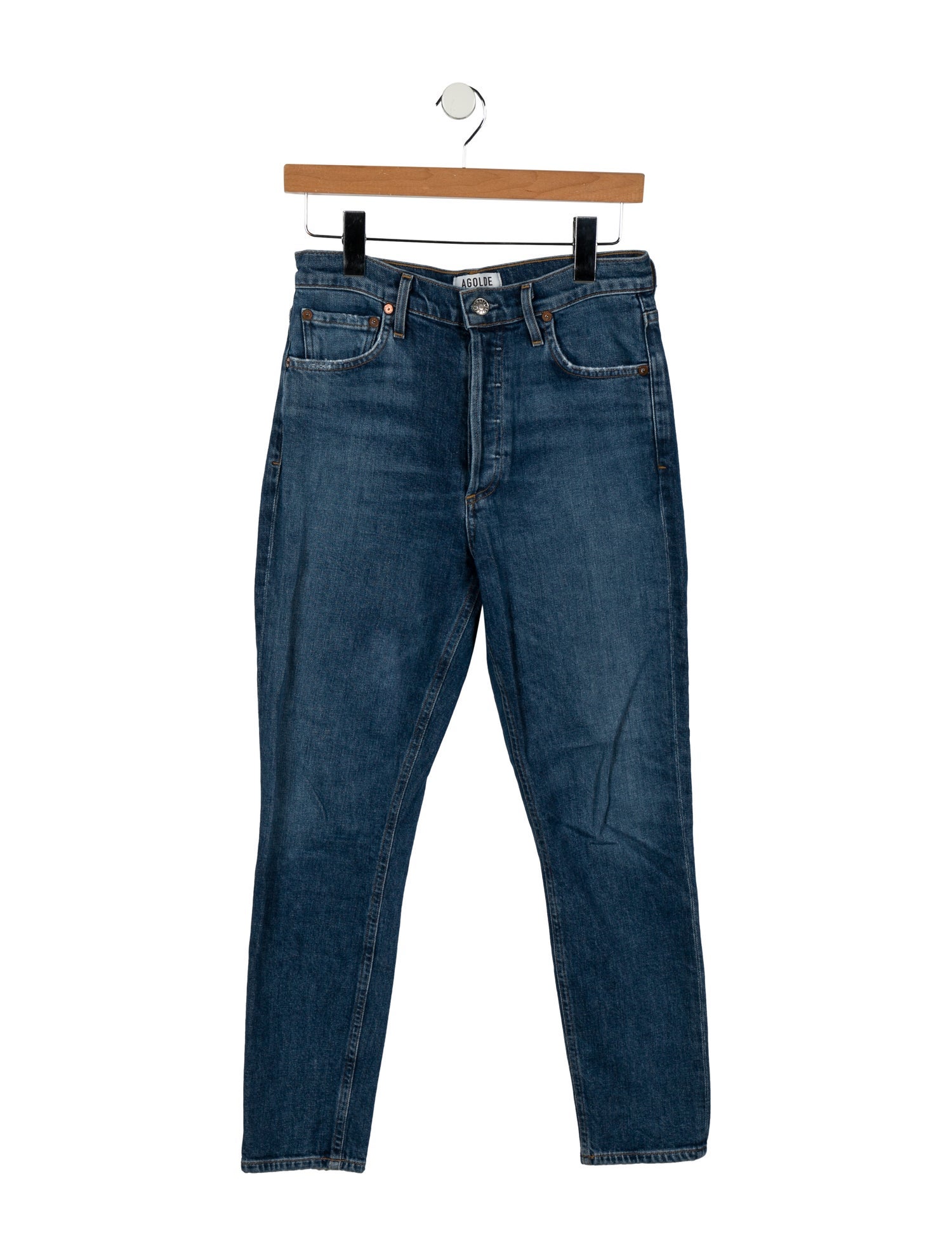 AGOLDE High-Rise Skinny Leg Jeans