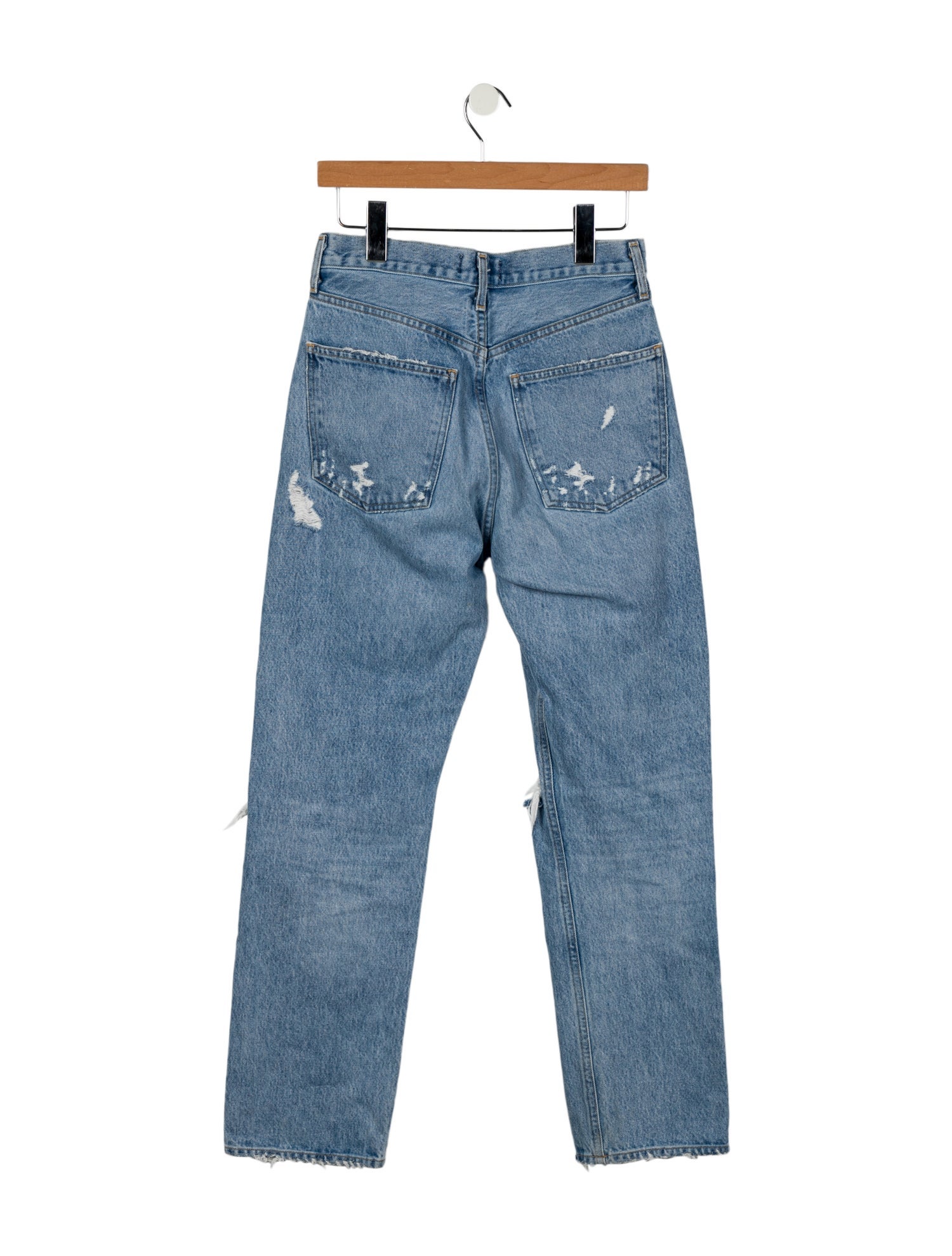 AGOLDE High-Rise Straight Leg Jeans