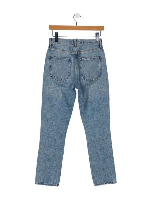 AGOLDE Mid-Rise Straight Leg Jeans