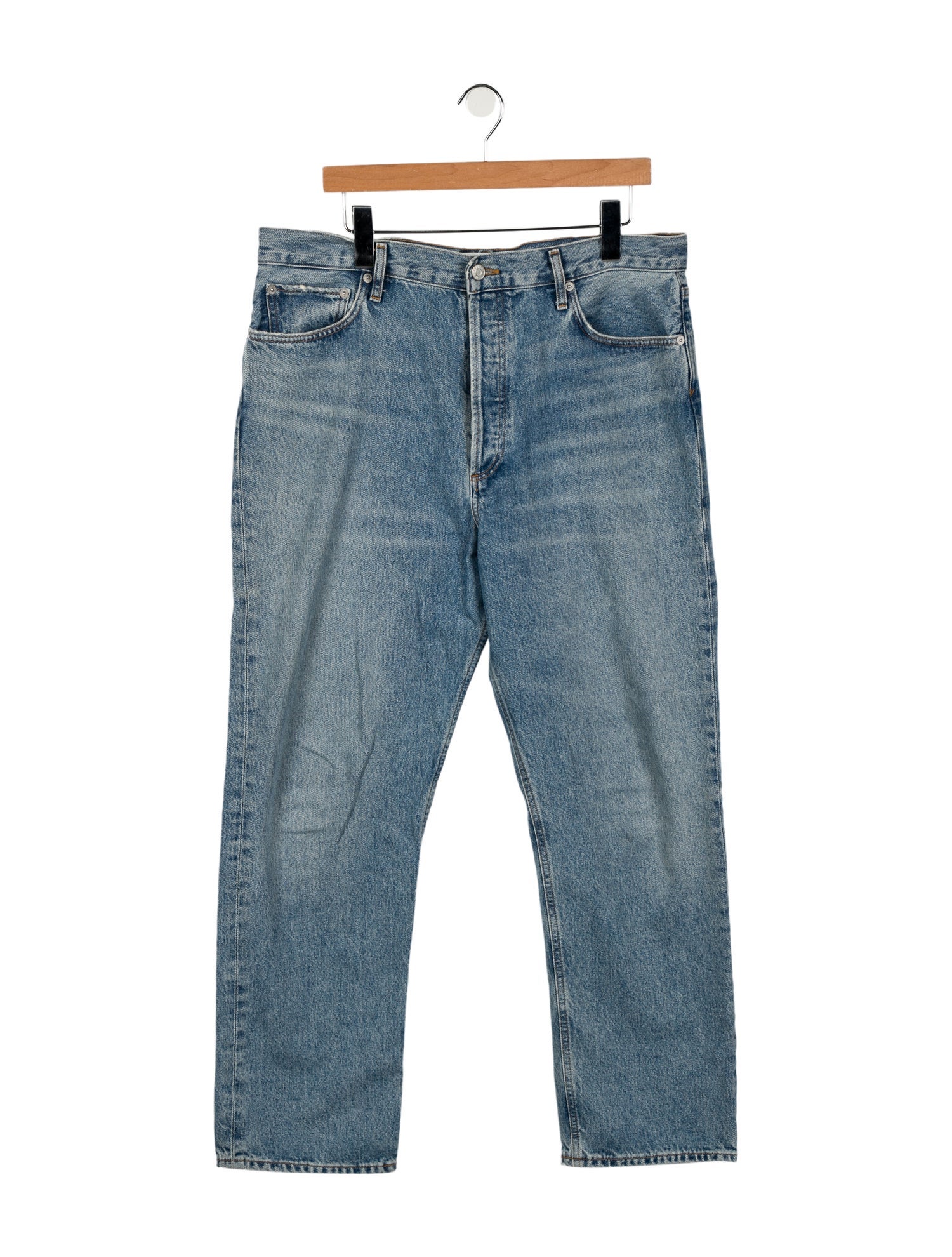 AGOLDE High-Rise Straight Leg Jeans