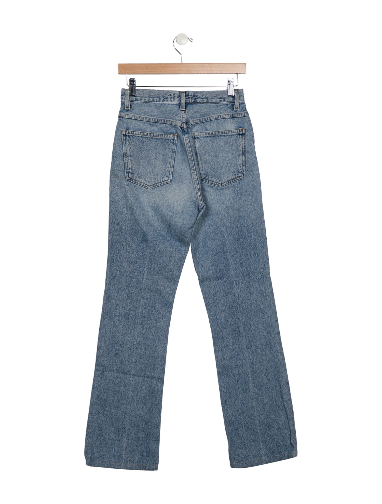 AGOLDE High-Rise Straight Leg Jeans