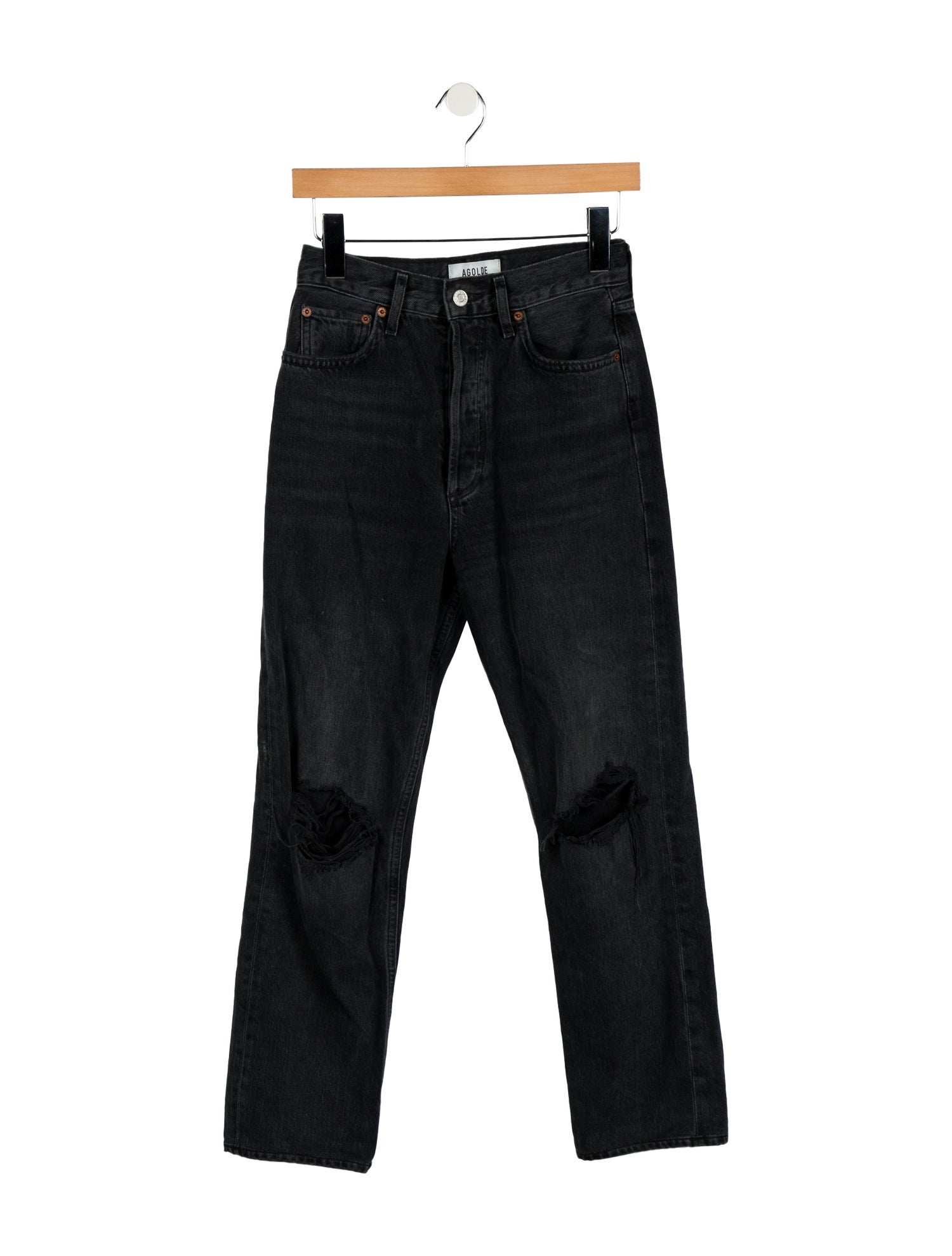 AGOLDE High-Rise Straight Leg Jeans