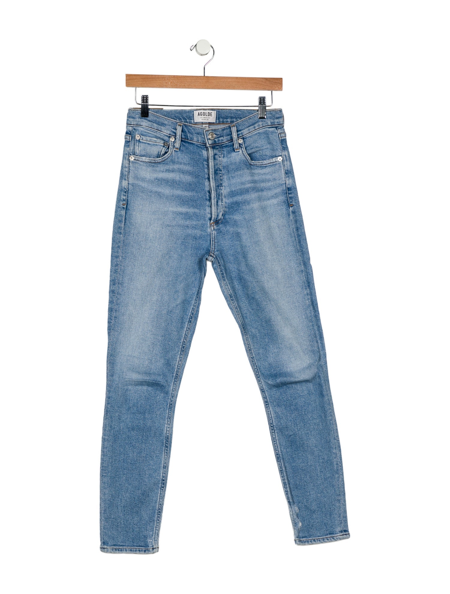AGOLDE High-Rise Skinny Leg Jeans