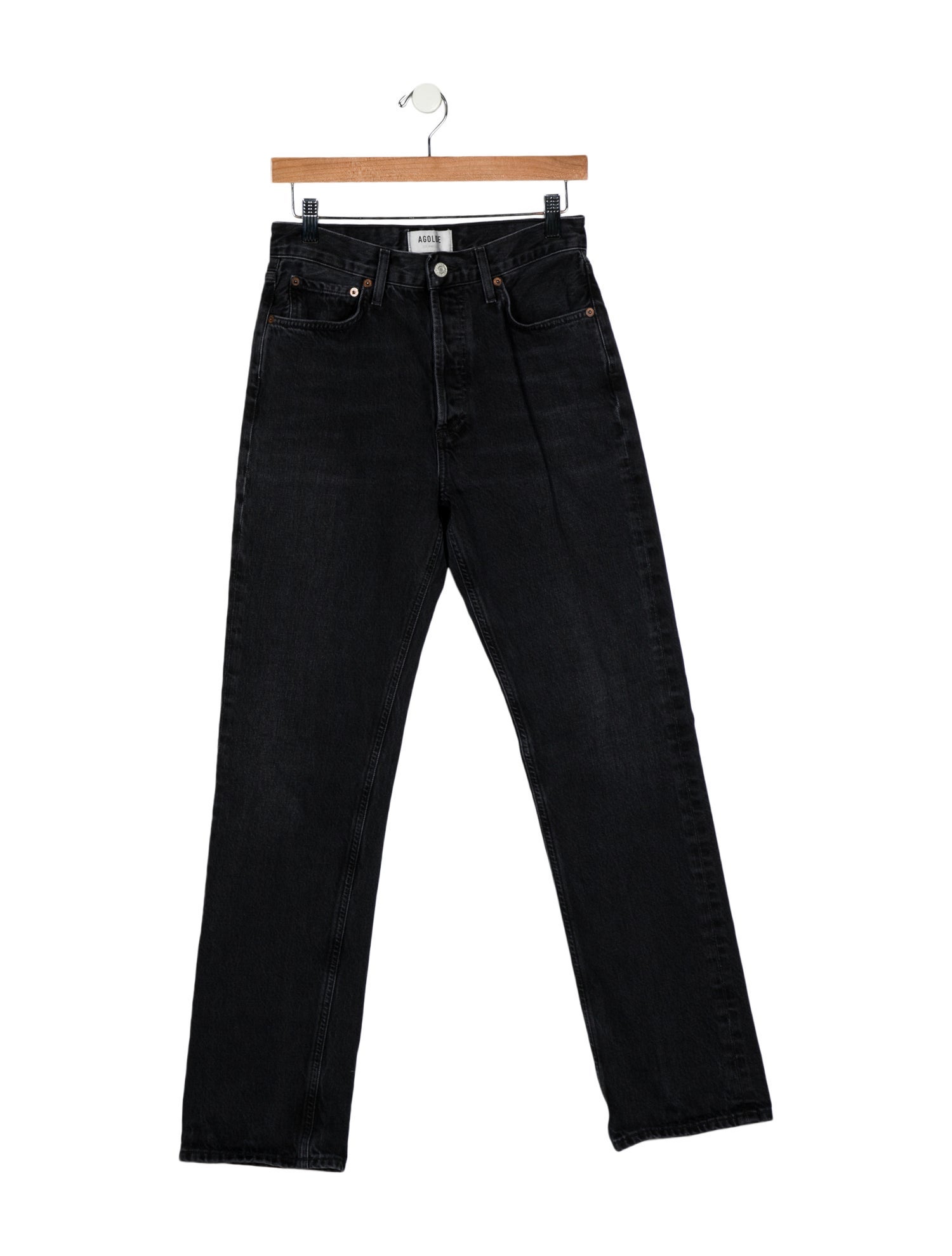 AGOLDE High-Rise Straight Leg Jeans