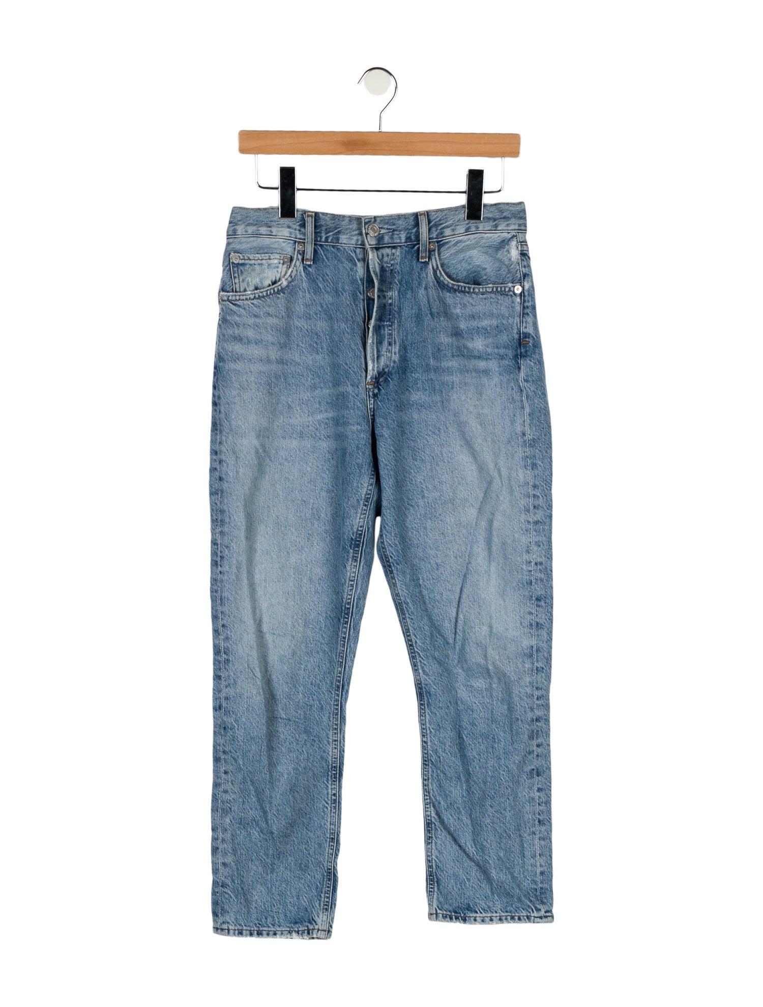 AGOLDE High-Rise Straight Leg Jeans