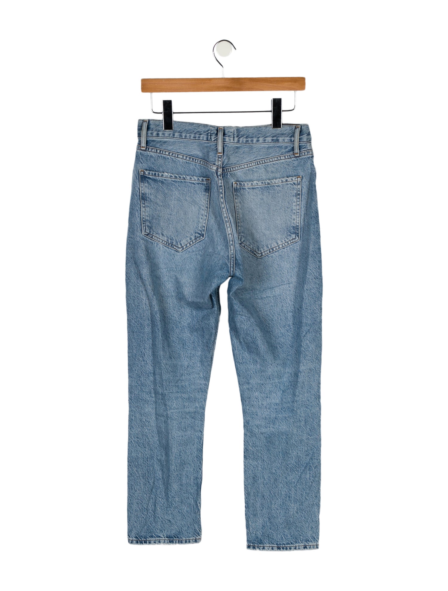 AGOLDE High-Rise Straight Leg Jeans