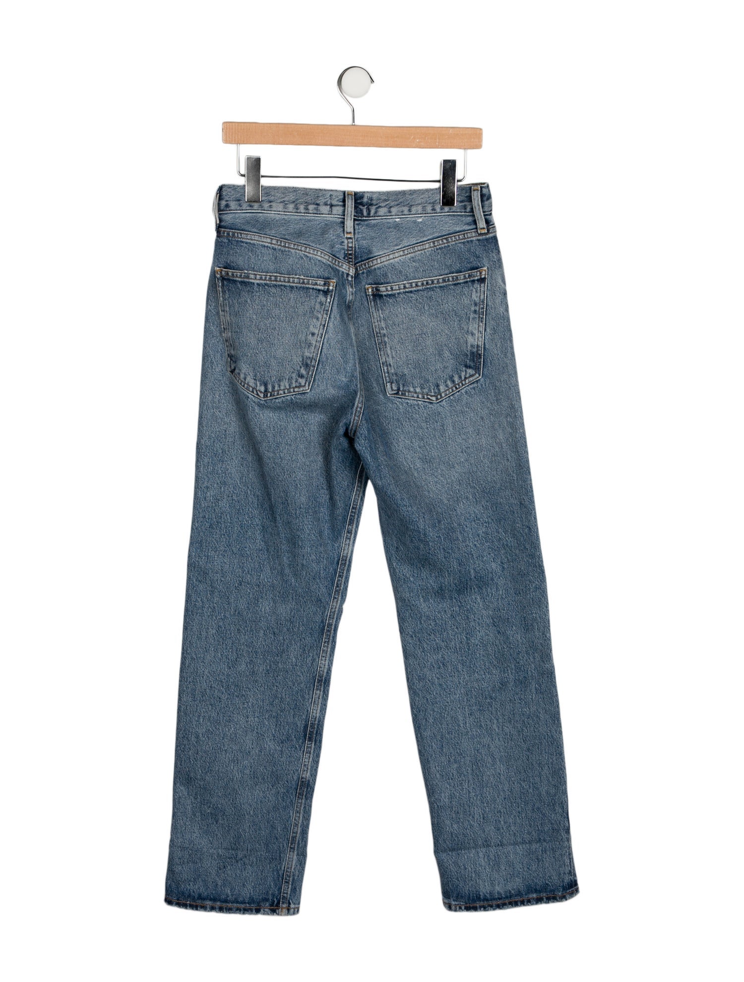 AGOLDE High-Rise Straight Leg Jeans