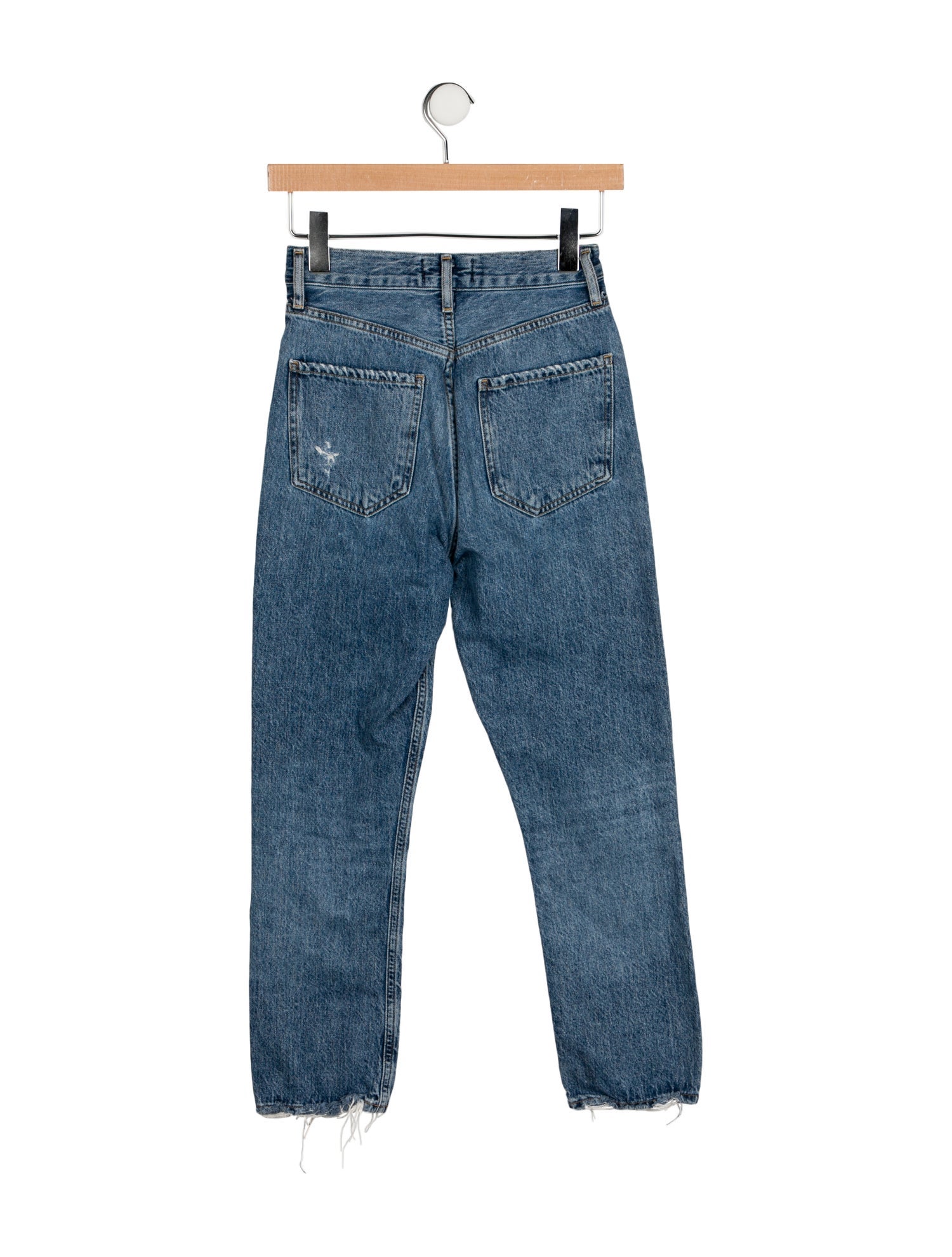 AGOLDE Mid-Rise Skinny Leg Jeans