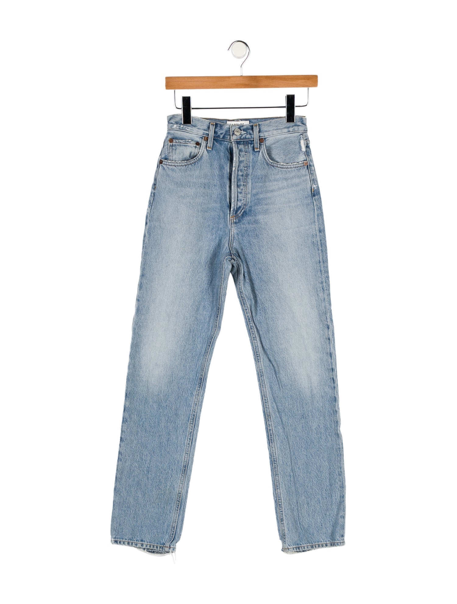 AGOLDE High-Rise Straight Leg Jeans