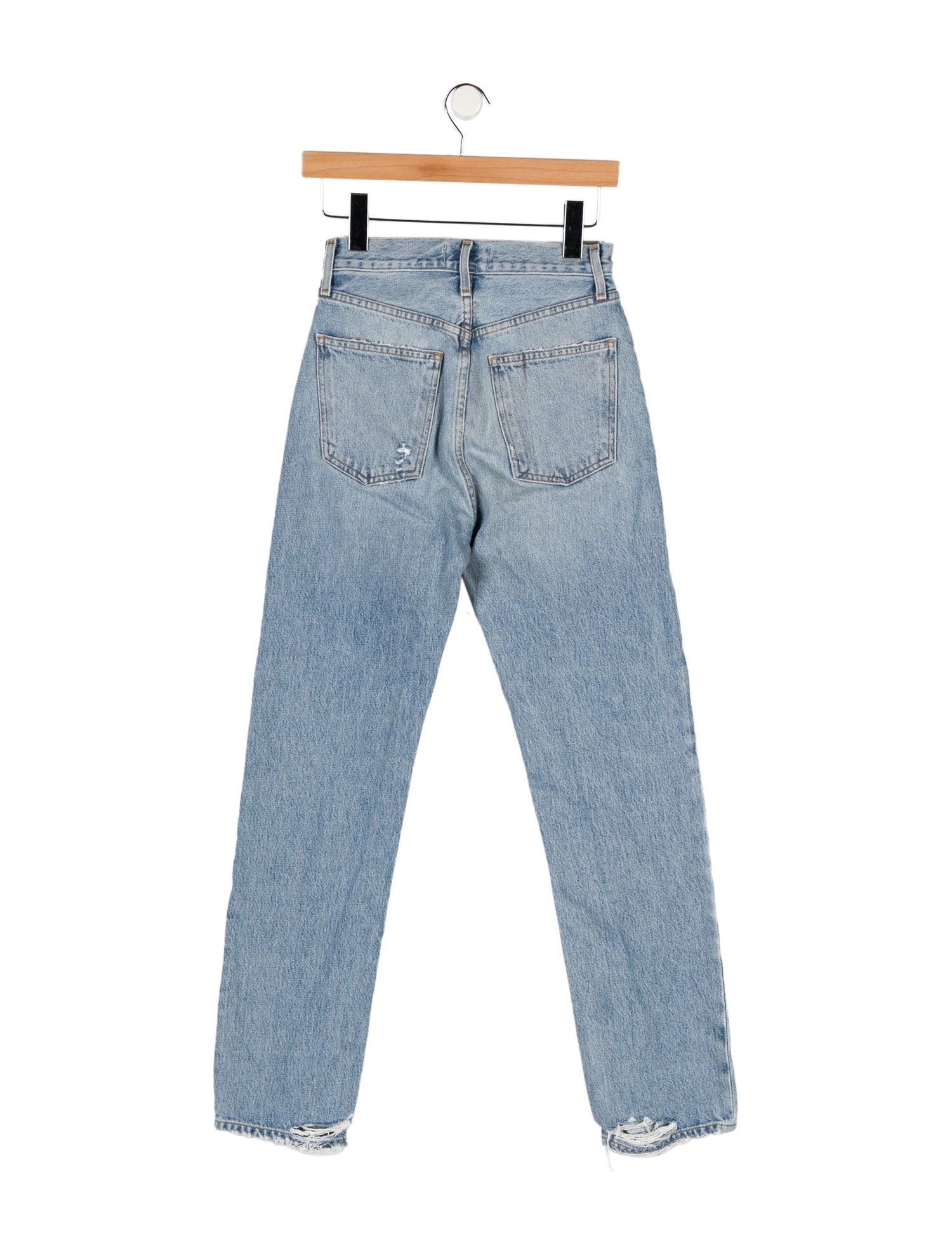 AGOLDE High-Rise Straight Leg Jeans