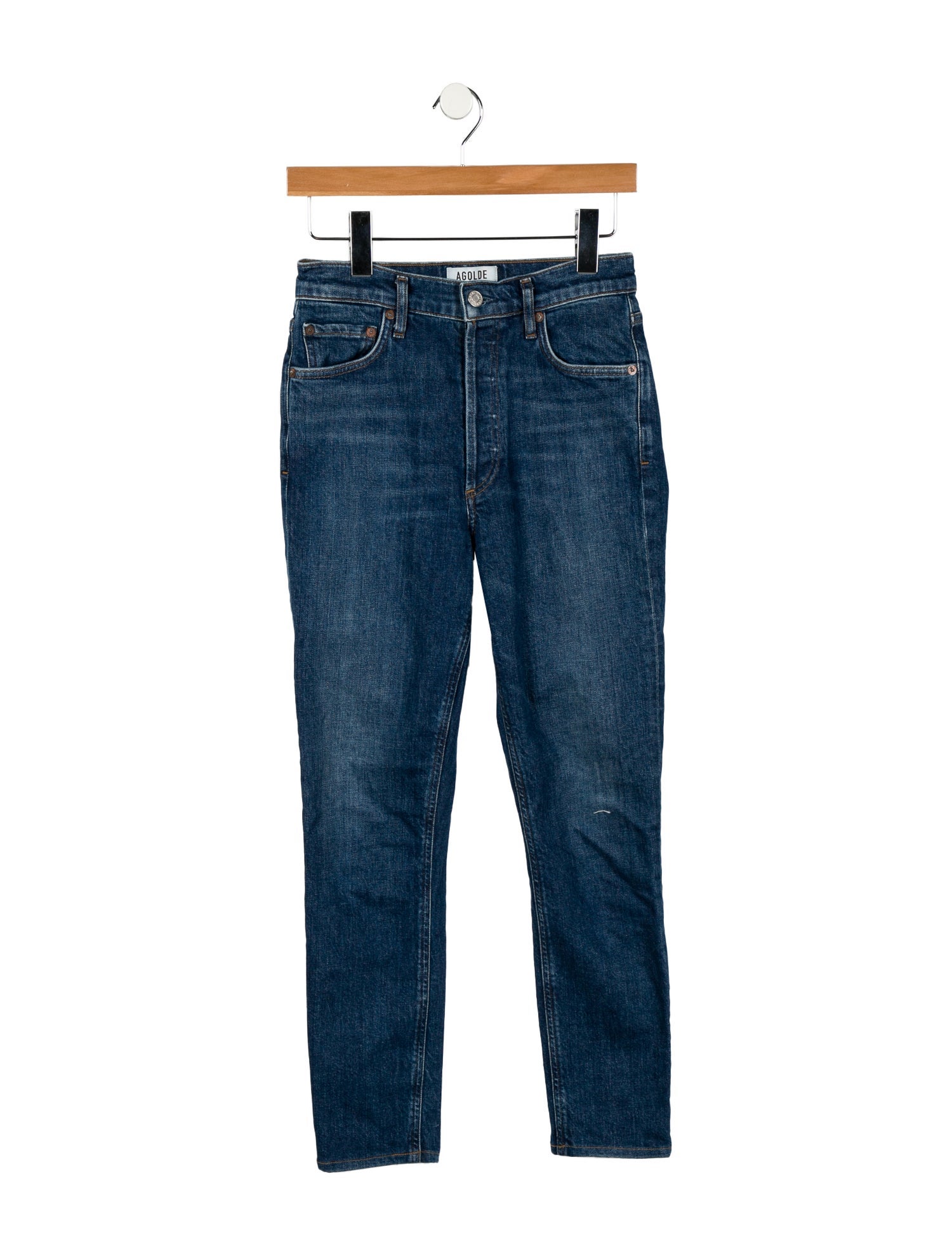 AGOLDE High-Rise Straight Leg Jeans